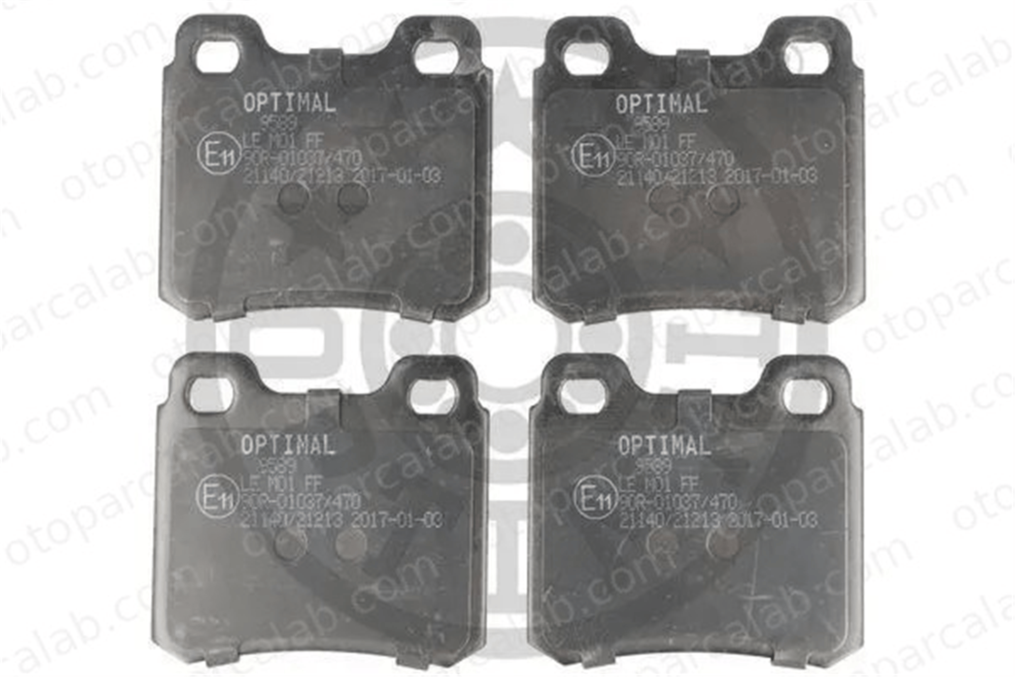 OPTIMAL BP-09589 Fren Disk Balata Arka OPEL VECTRA A Hatchback VECTRA A 1605877 1605728