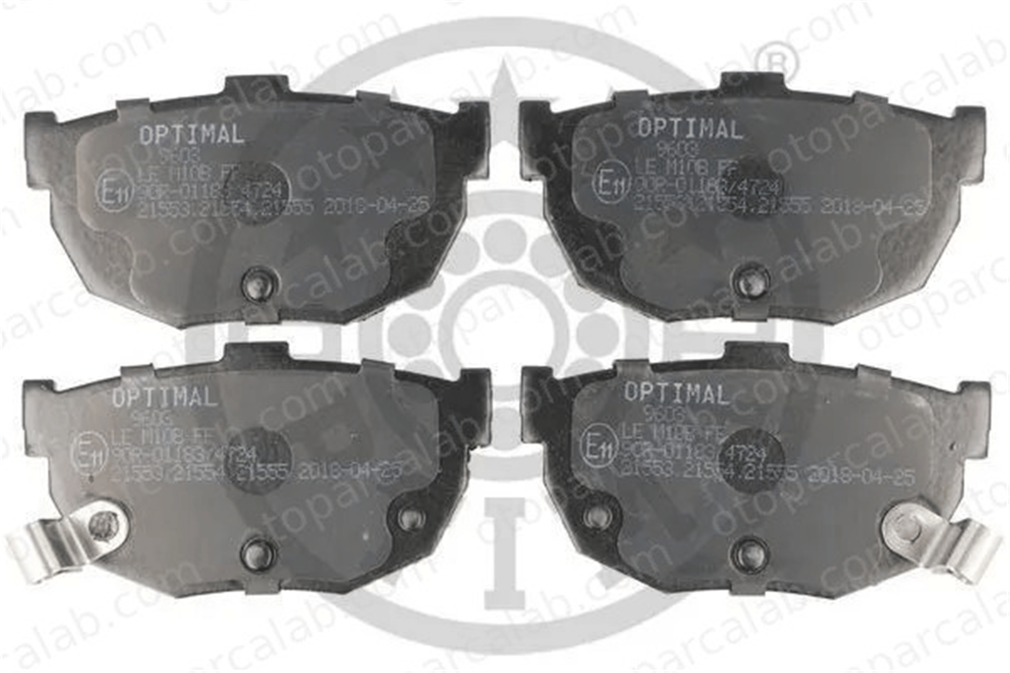OPTIMAL BP-09603 Fren Disk Balata Ön HYUNDAI ELANTRA III Sedan COUPE II 5830229A00 5830229A10