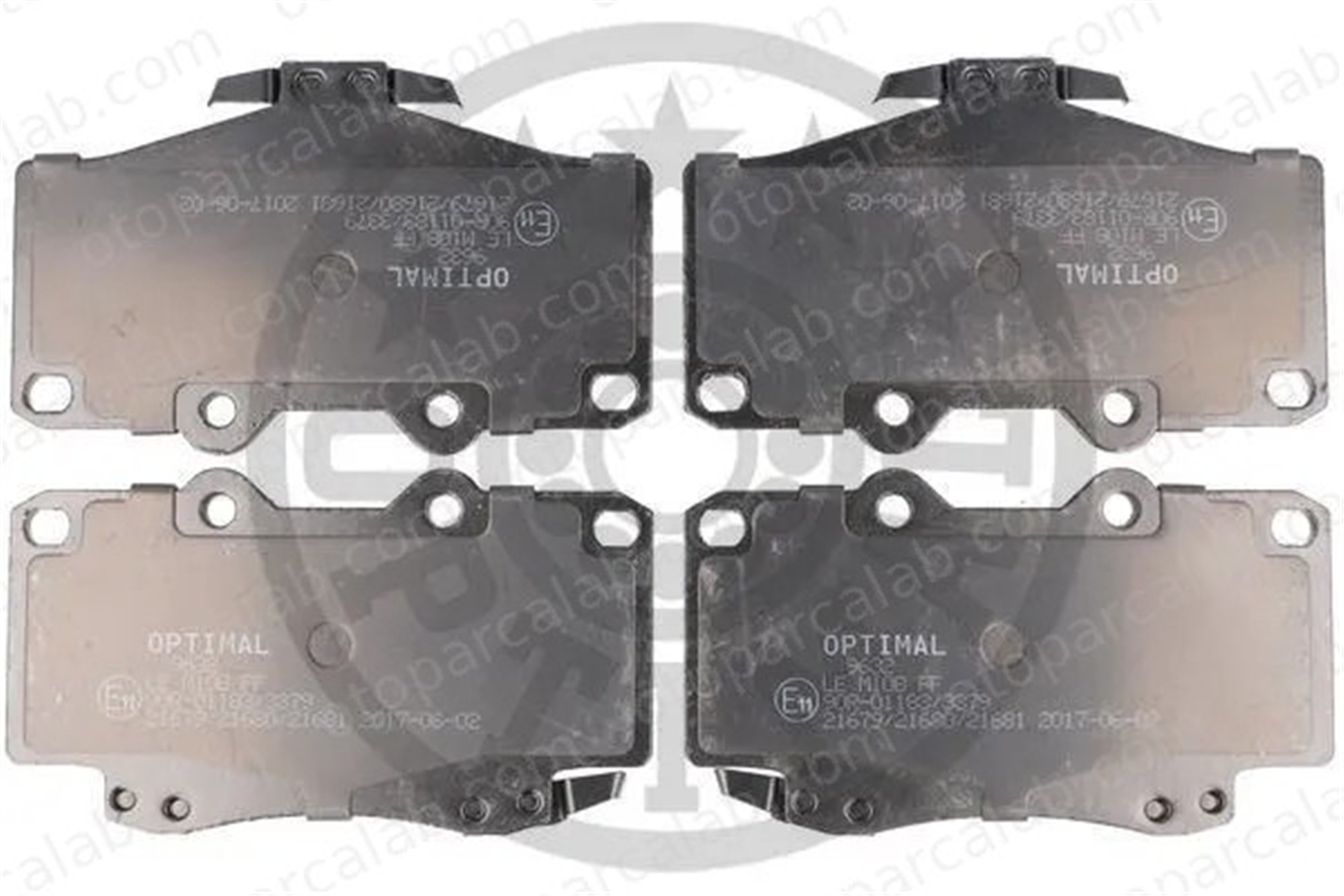 OPTIMAL BP-09632 Fren Disk Balata Ön TOYOTA LAND CRUISER VW TARO 446533030 446535031