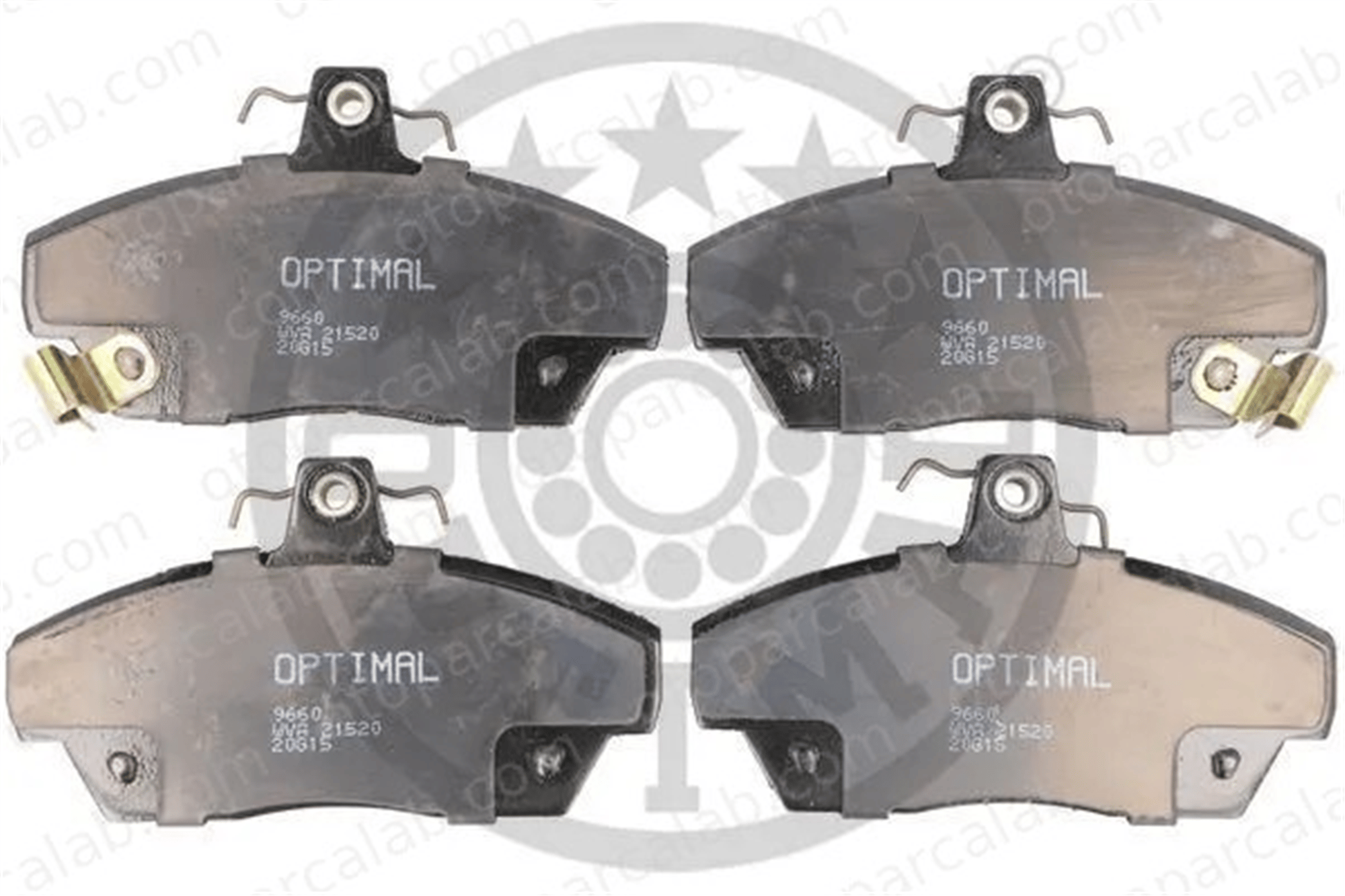 OPTIMAL BP-09660 Fren Disk Balata Ön ROVER 200 II Hatchback 400 II 67321162NBI 67322036NBI