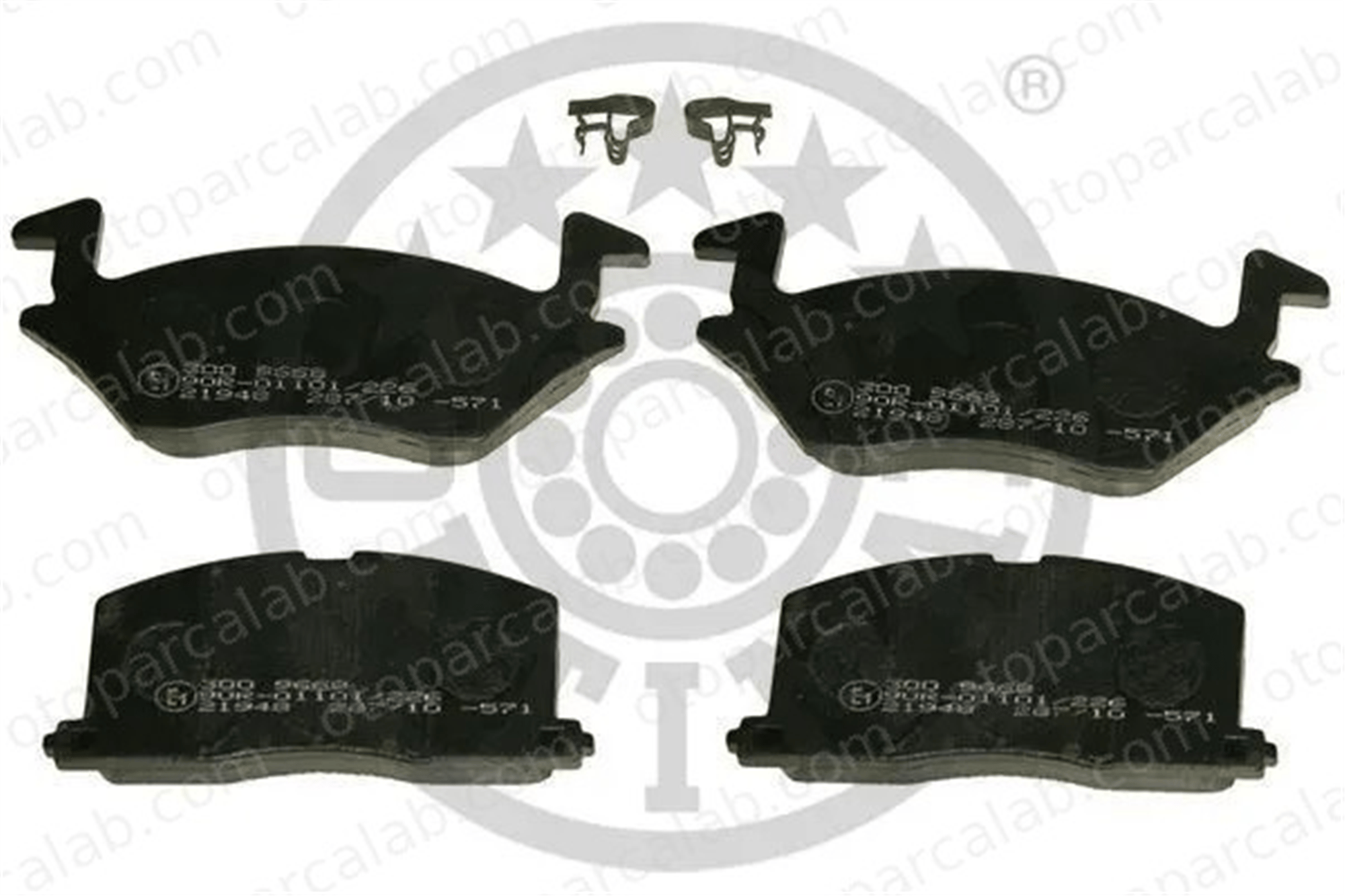 OPTIMAL BP-09668 Fren Disk Balata Ön TOYOTA STARLET 446510020 446510060