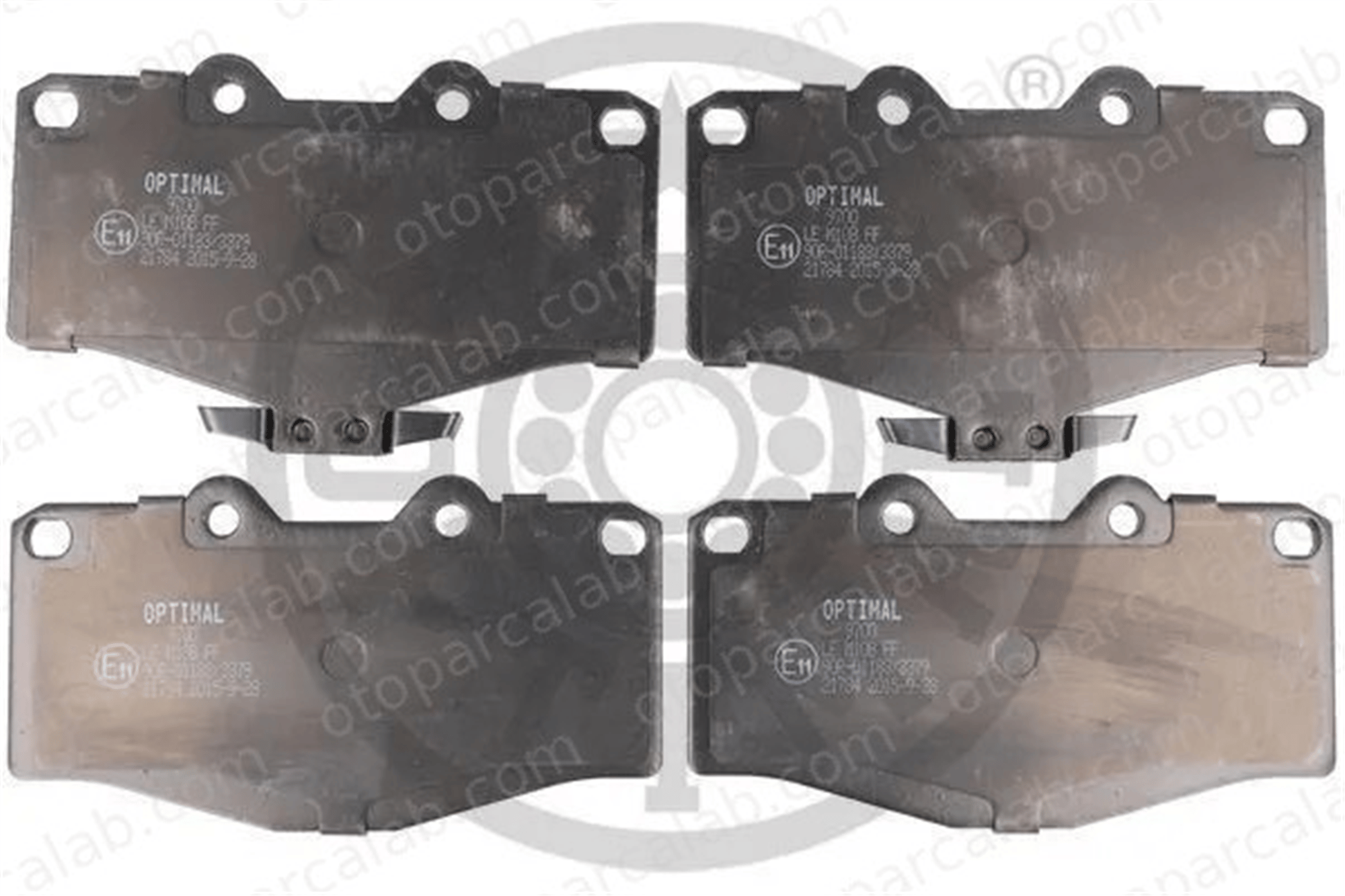OPTIMAL BP-09700 Fren Disk Balata Ön TOYOTA HILUX V Pick-up HILUX VI Pick-up 449135030 449135111