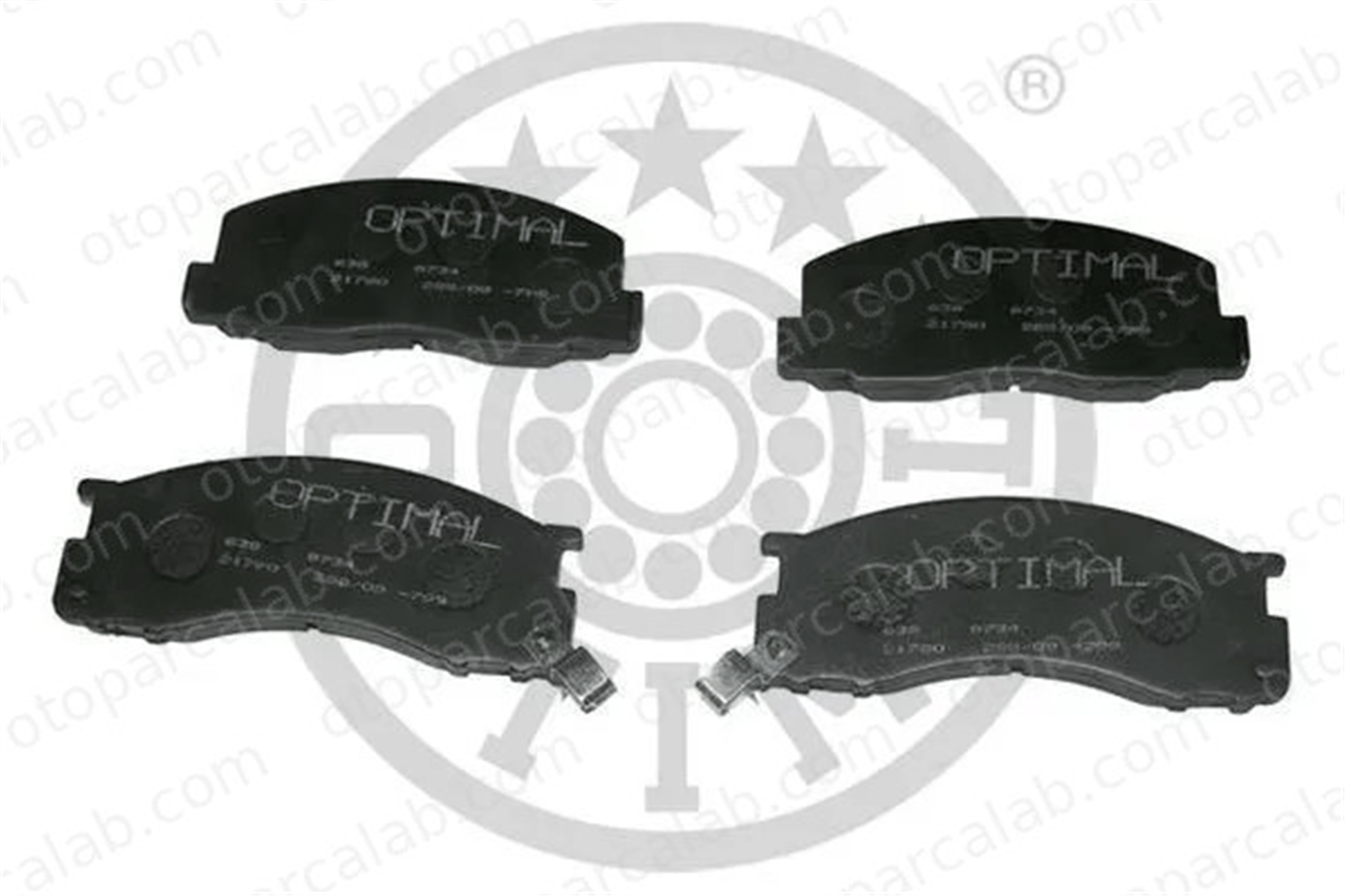OPTIMAL BP-09734 Fren Disk Balata Ön TOYOTA LITEACE Minibüs/Otobüs PREVIA I 446528040 449128150