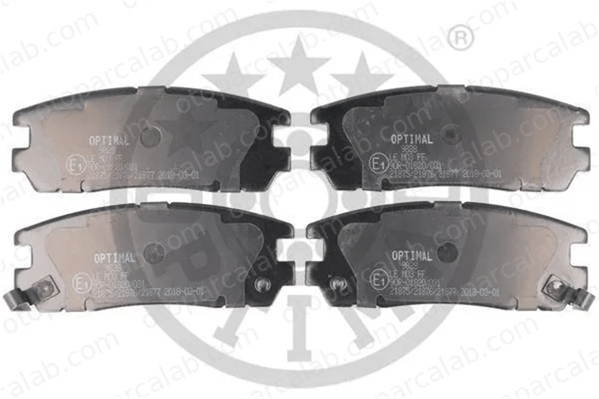 OPTIMAL BP-09828 Fren Disk Balata Ön OPEL FRONTERA A FRONTERA B 1605019 1605851