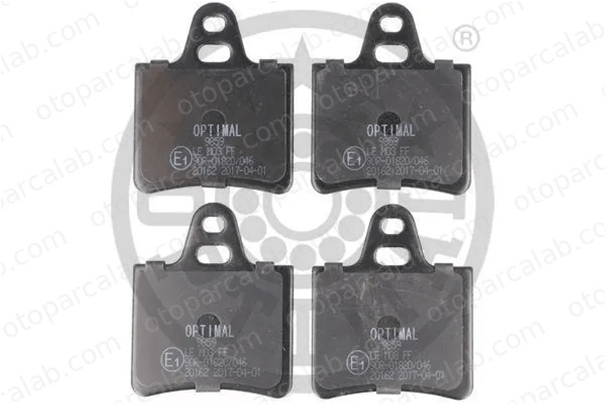 OPTIMAL BP-09859 Fren Disk Balata Arka CITROËN XANTIA XM 425183 95651047