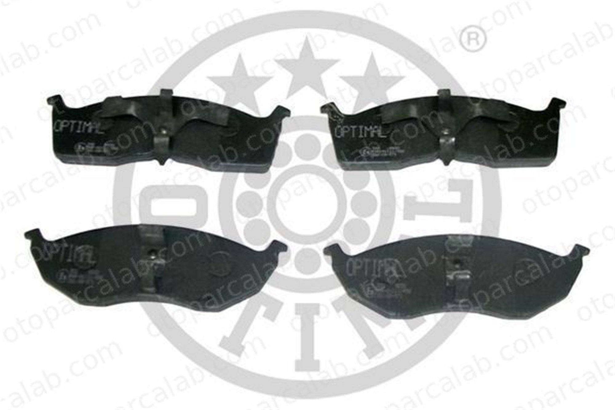 OPTIMAL BP-09932 Fren Disk Balata Ön CHRYSLER VOYAGER / GRAND VOYAGER III PLYMOUTH VOYAGER / GRAND VOYAGER 4762682 4773264