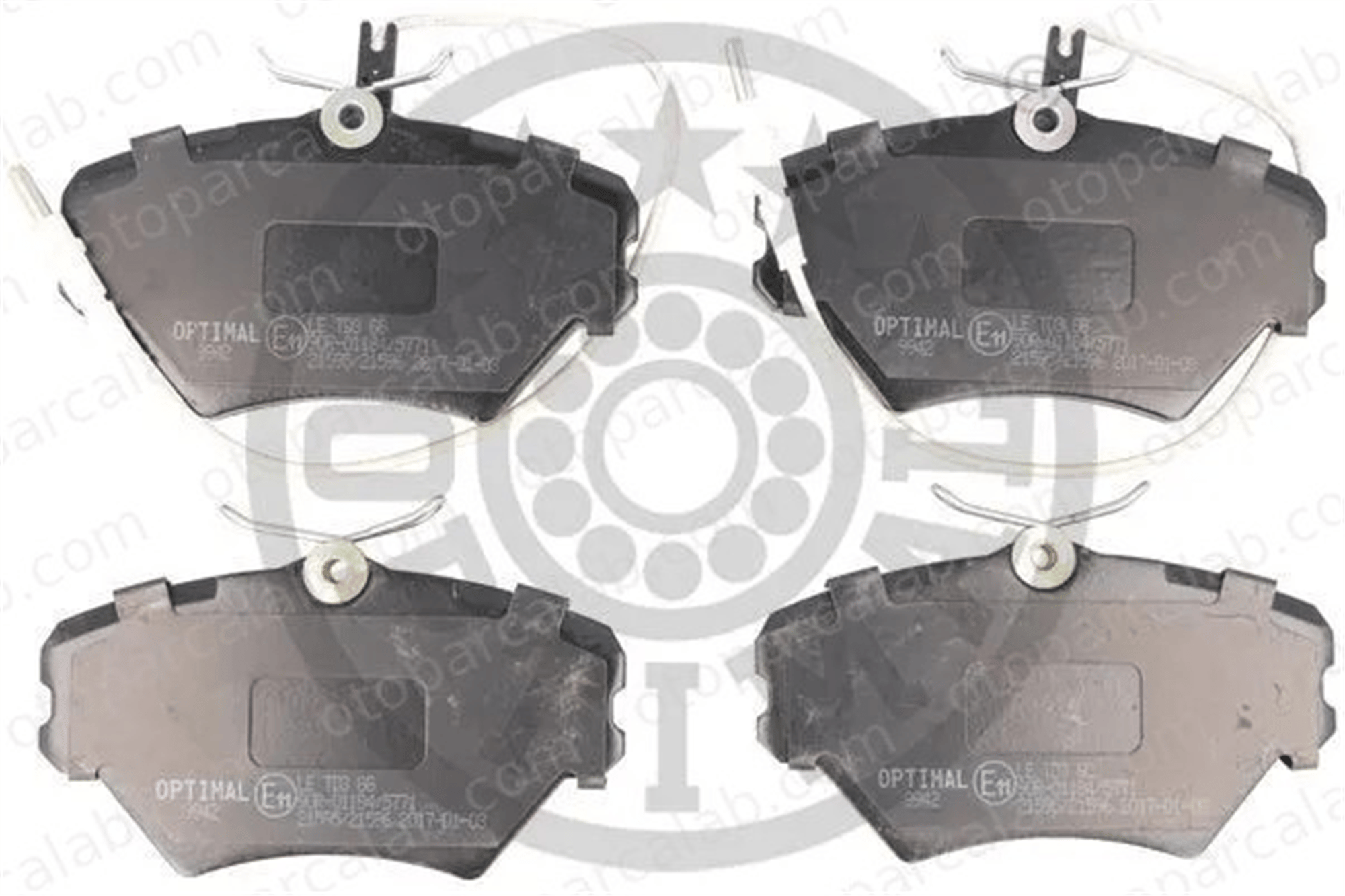 OPTIMAL BP-09942 Fren Disk Balata Ön RENAULT LAGUNA I 7701203967 7701204670