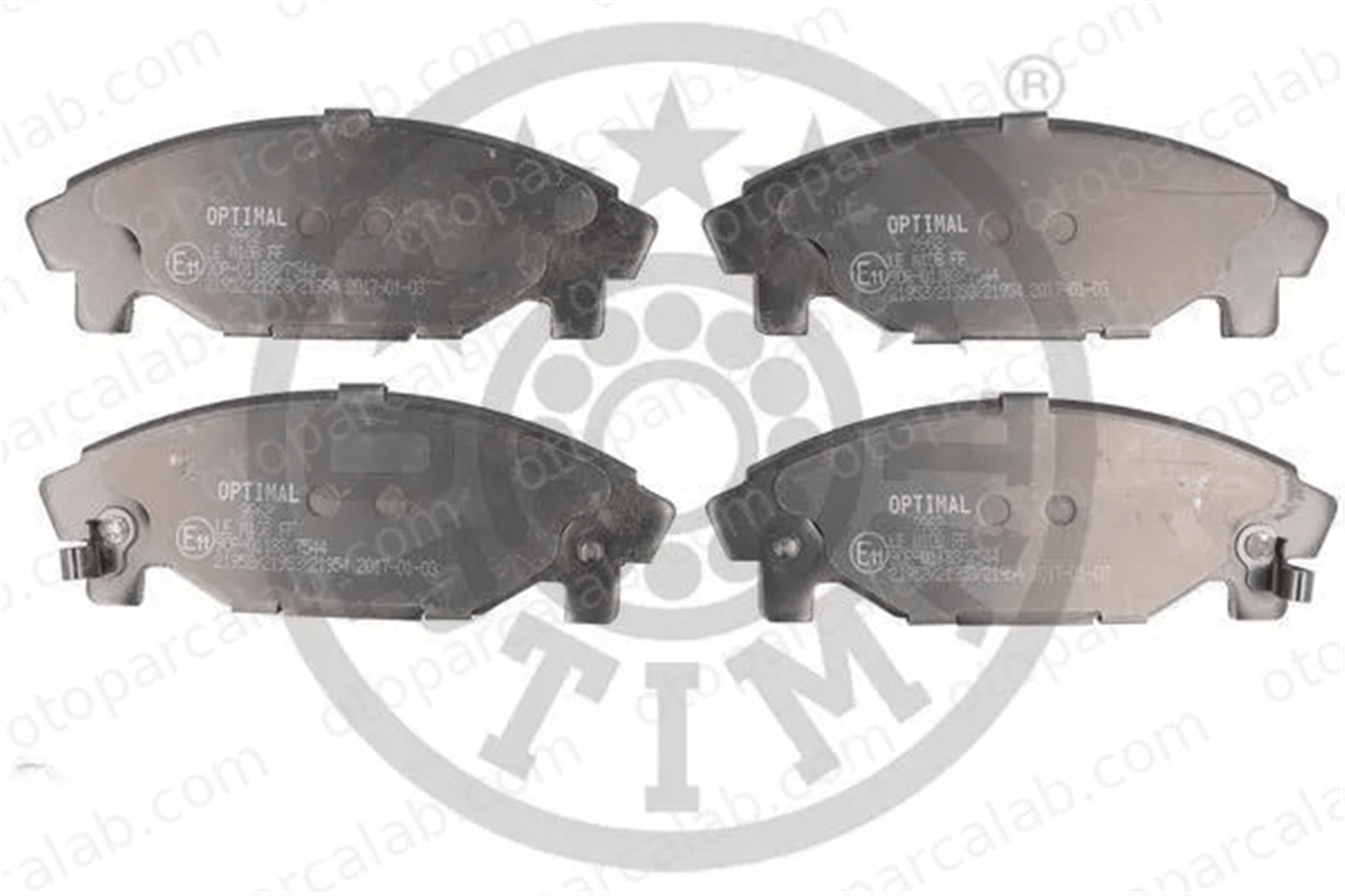 OPTIMAL BP-09962 Fren Disk Balata Ön DAIHATSU CHARADE IV GRAN MOVE 449187724 0449187724