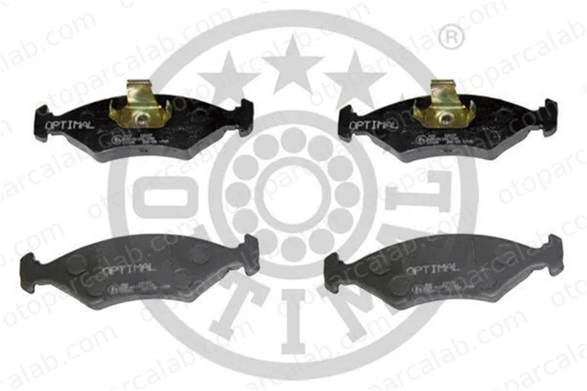 OPTIMAL BP-10107 Fren Disk Balata Ön FORD SIERRA II SIERRA II Turnier 98FB2K021BA 1010503