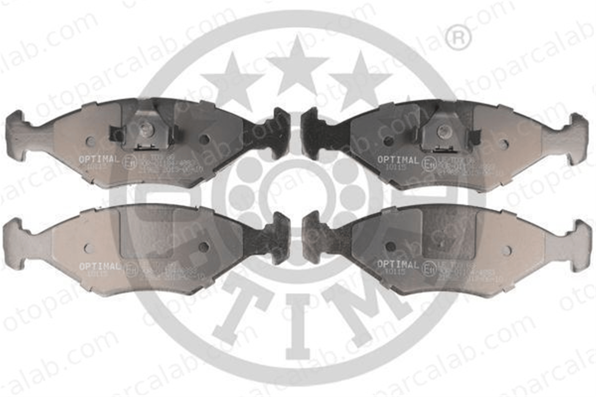 OPTIMAL BP-10115 Fren Disk Balata Ön FIAT FIORINO Kasa/büyük limuzin FIORINO Pick up 5894112 7075742