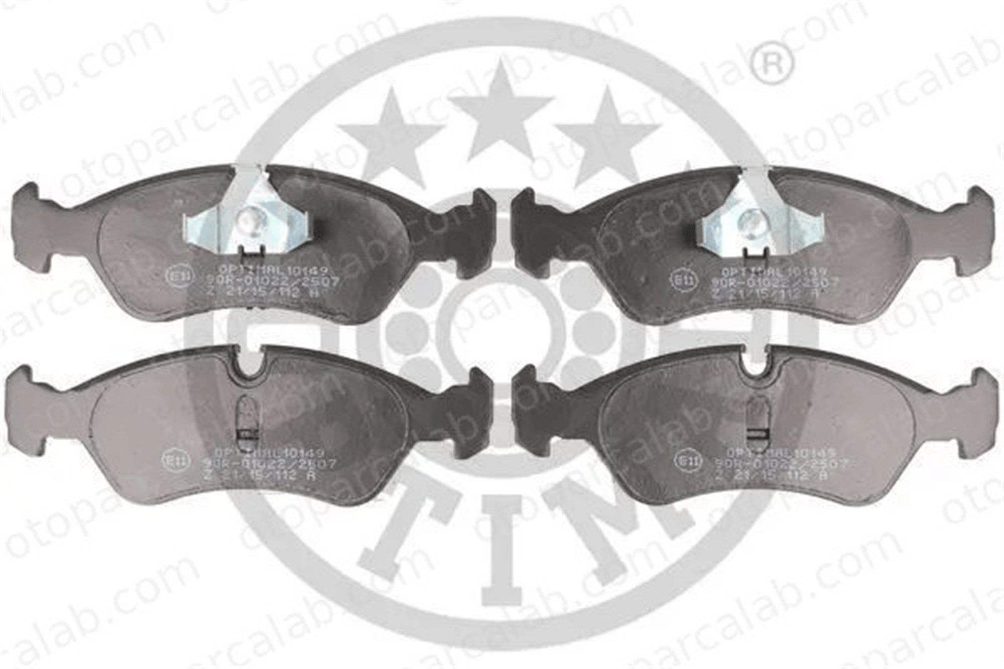 OPTIMAL BP-10149 Fren Disk Balata Ön OPEL ASTRA F Station wagon ASTRA F 1605808 1605089