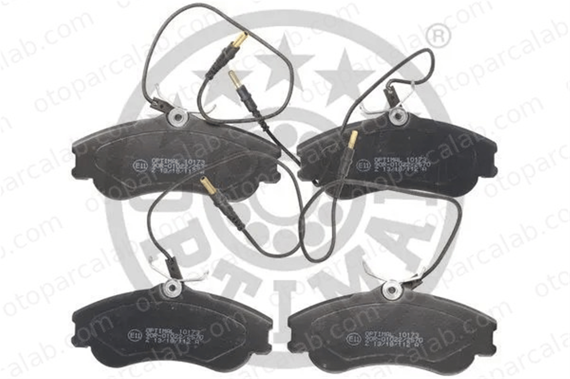 OPTIMAL BP-10173 Fren Disk Balata Ön CITROËN XSARA Break BERLINGO / BERLINGO FIRST MPV 425154 425155