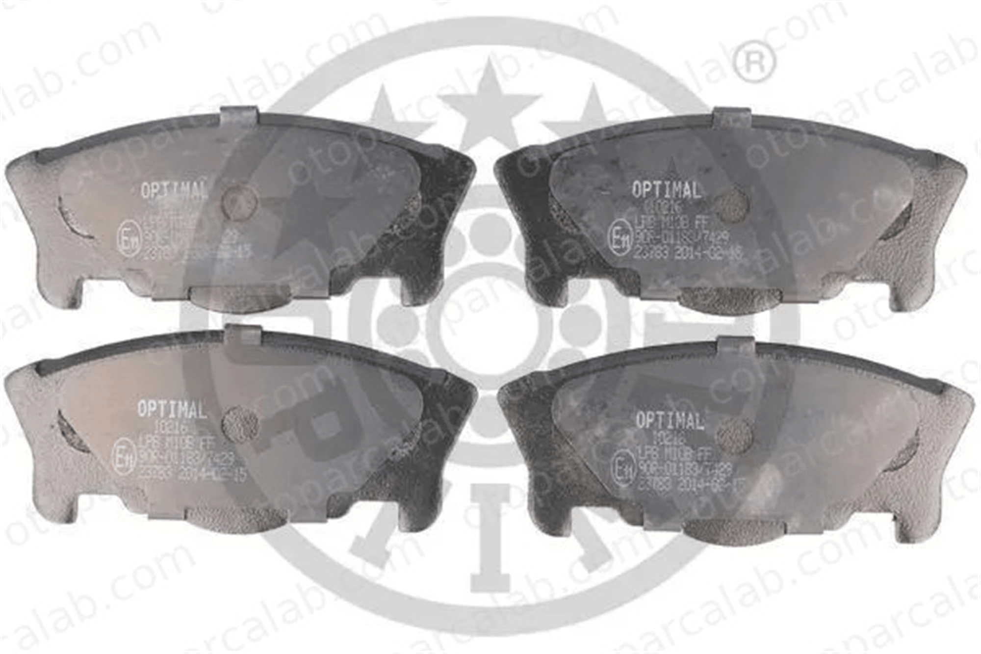 OPTIMAL BP-10216 Fren Disk Balata Ön DAIHATSU MOVE 449187226 449187000000