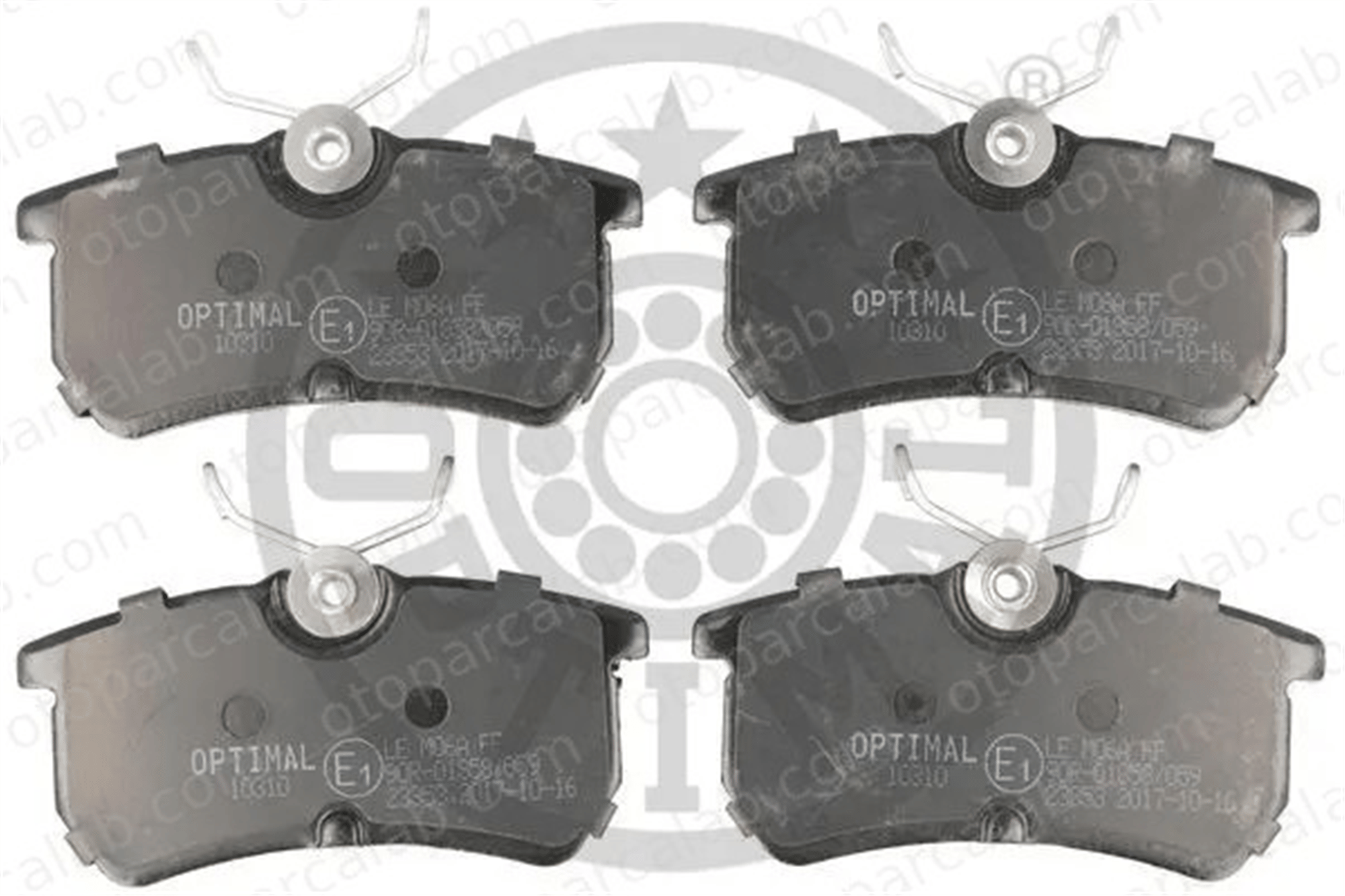 OPTIMAL BP-10310 Fren Disk Balata Arka FORD FIESTA VI FOCUS I C1BC2M008AC 98AB2M008BA