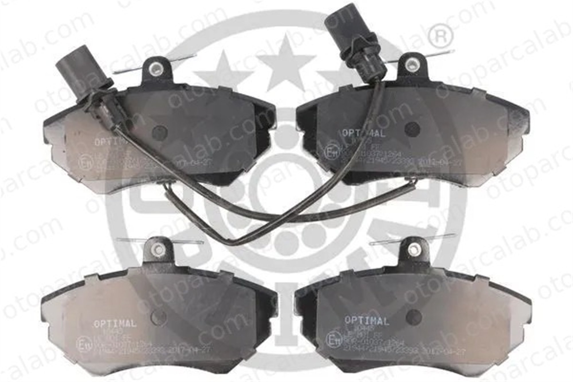 OPTIMAL BP-10445 Fren Disk Balata Ön AUDI A4 B7 A4 B7 Avant 8E0698151B 8E0698151M