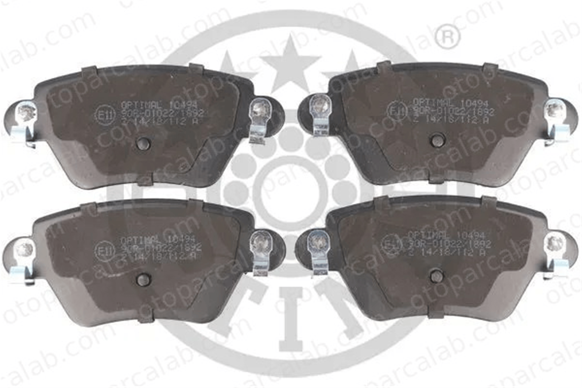 OPTIMAL BP-10494 Fren Disk Balata Arka FORD MONDEO III Sedan MONDEO III 7701207187 1S712M008AD