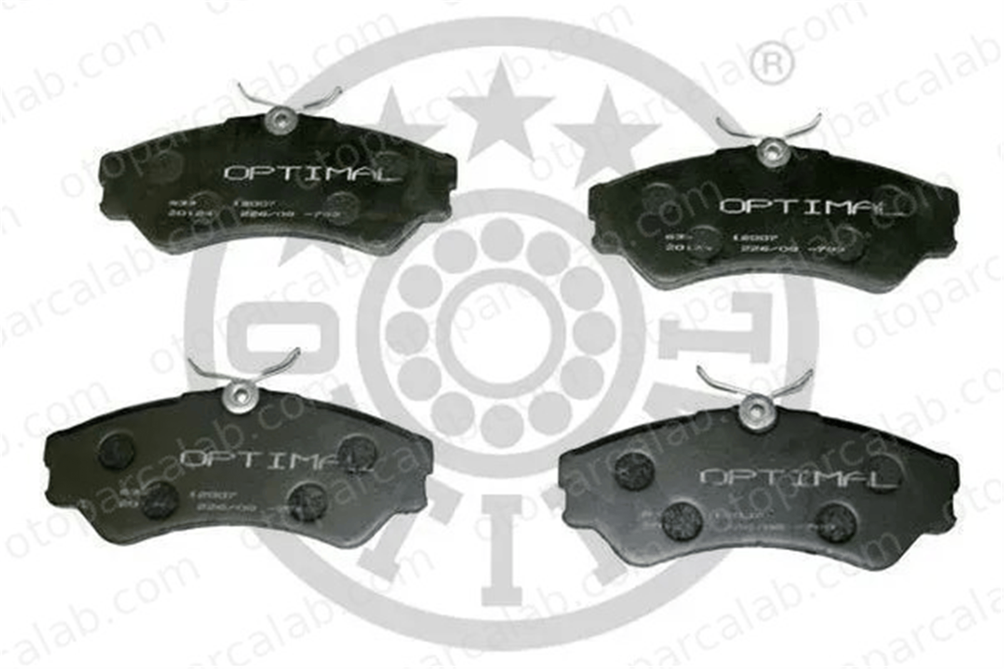 OPTIMAL BP-12007 Fren Disk Balata Ön VW TRANSPORTER T4 Panelvan/Van TRANSPORTER T4 Minibüs/Otobüs 701698151C