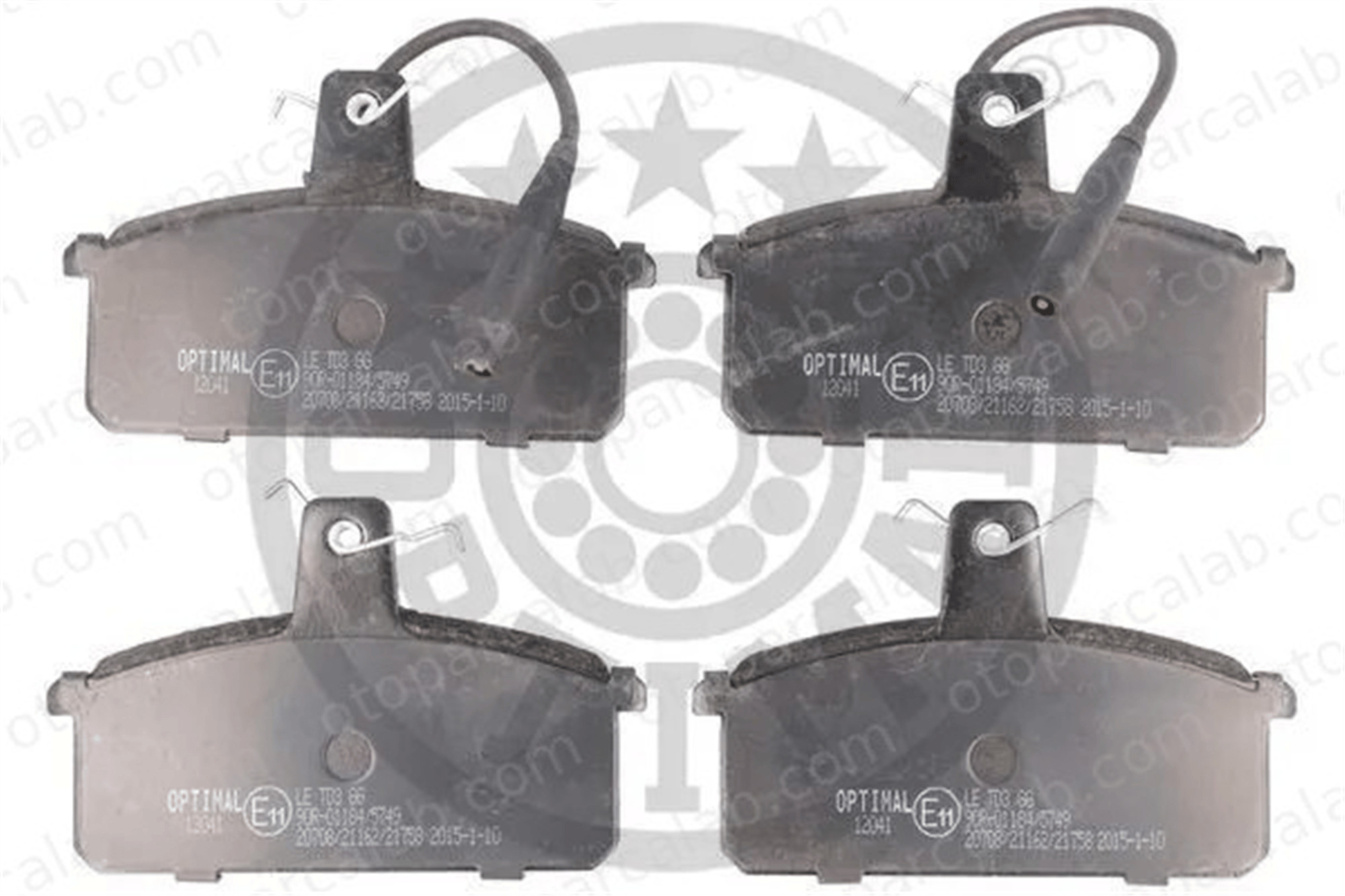 OPTIMAL BP-12041 Fren Disk Balata Ön SEAT IBIZA I RONDA 8E021165081 8E021165081A