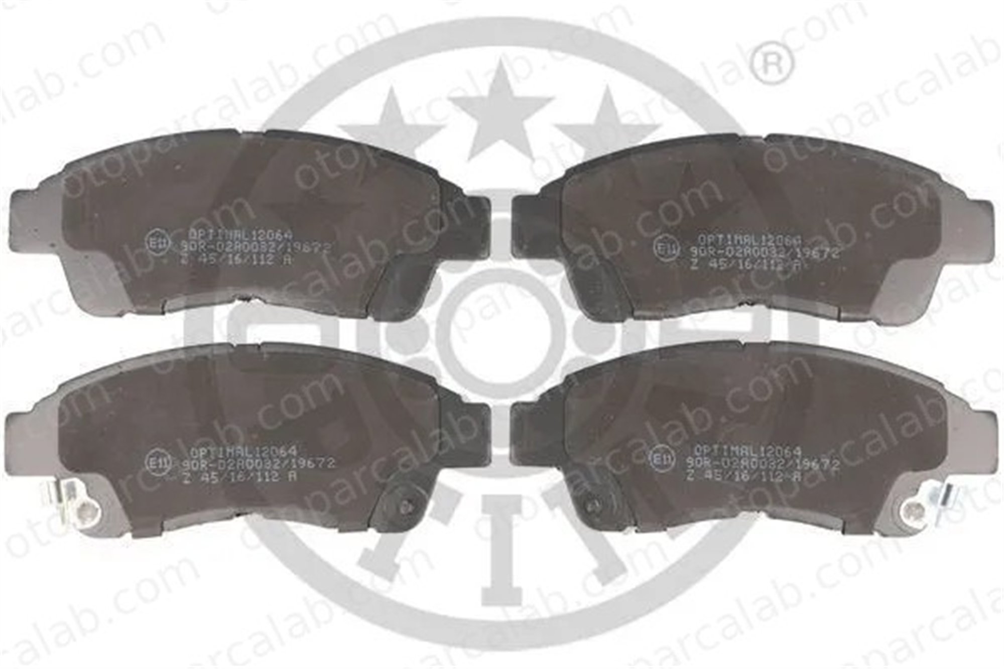 OPTIMAL BP-12064 Fren Disk Balata Ön TOYOTA COROLLA COROLLA Compact 446512540 449112640