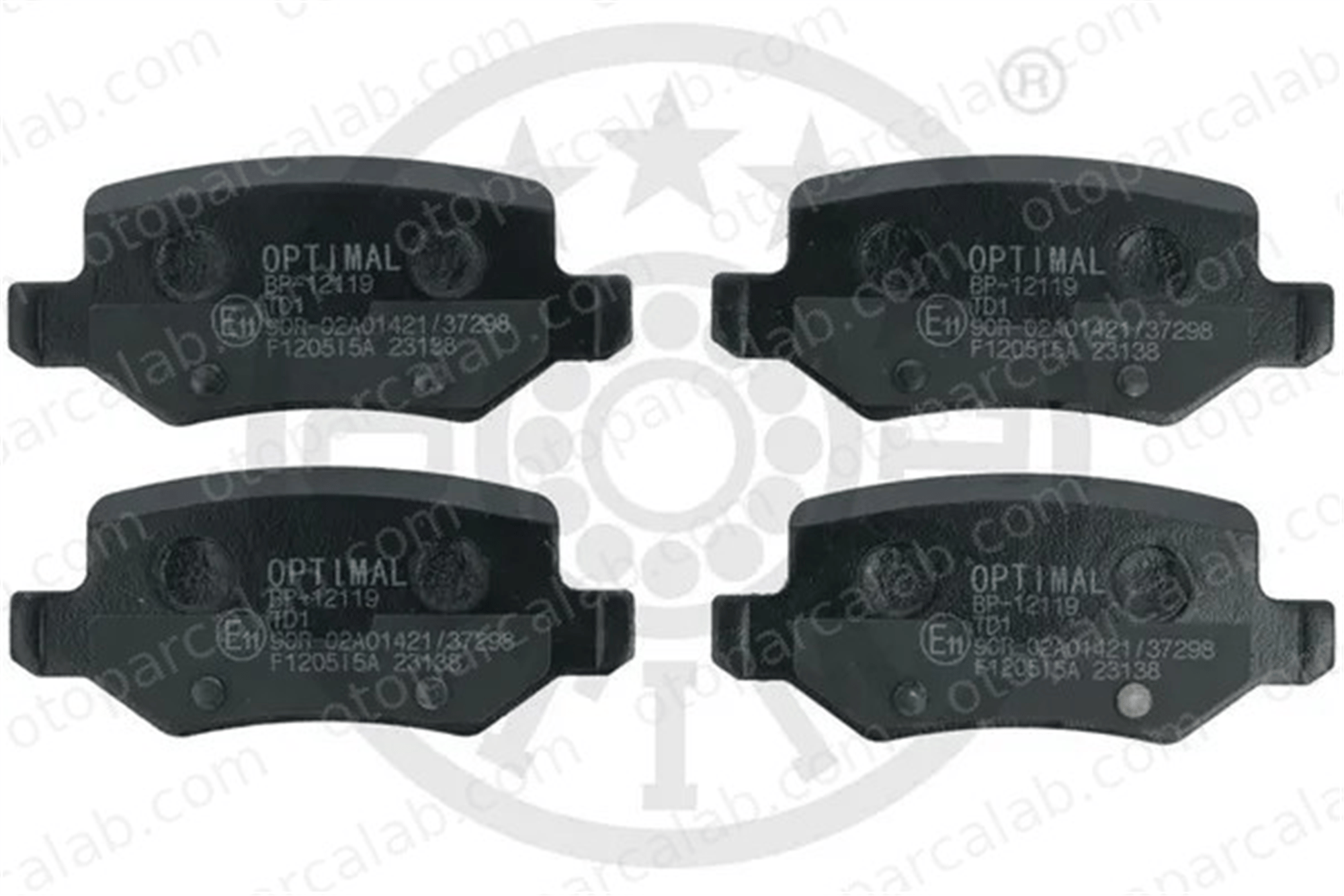 OPTIMAL BP-12119 Fren Disk Balata Arka MERCEDES-BENZ A-SERISI B-SERISI Sports Tourer A1684200420 1694200420