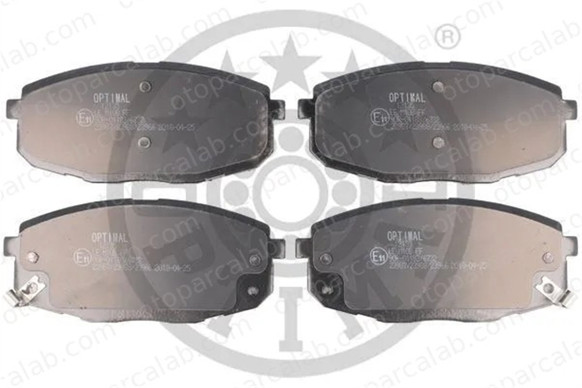OPTIMAL BP-12135 Fren Disk Balata Ön HYUNDAI i30 KIA CEE'D SW 581011HA10 581011HA20