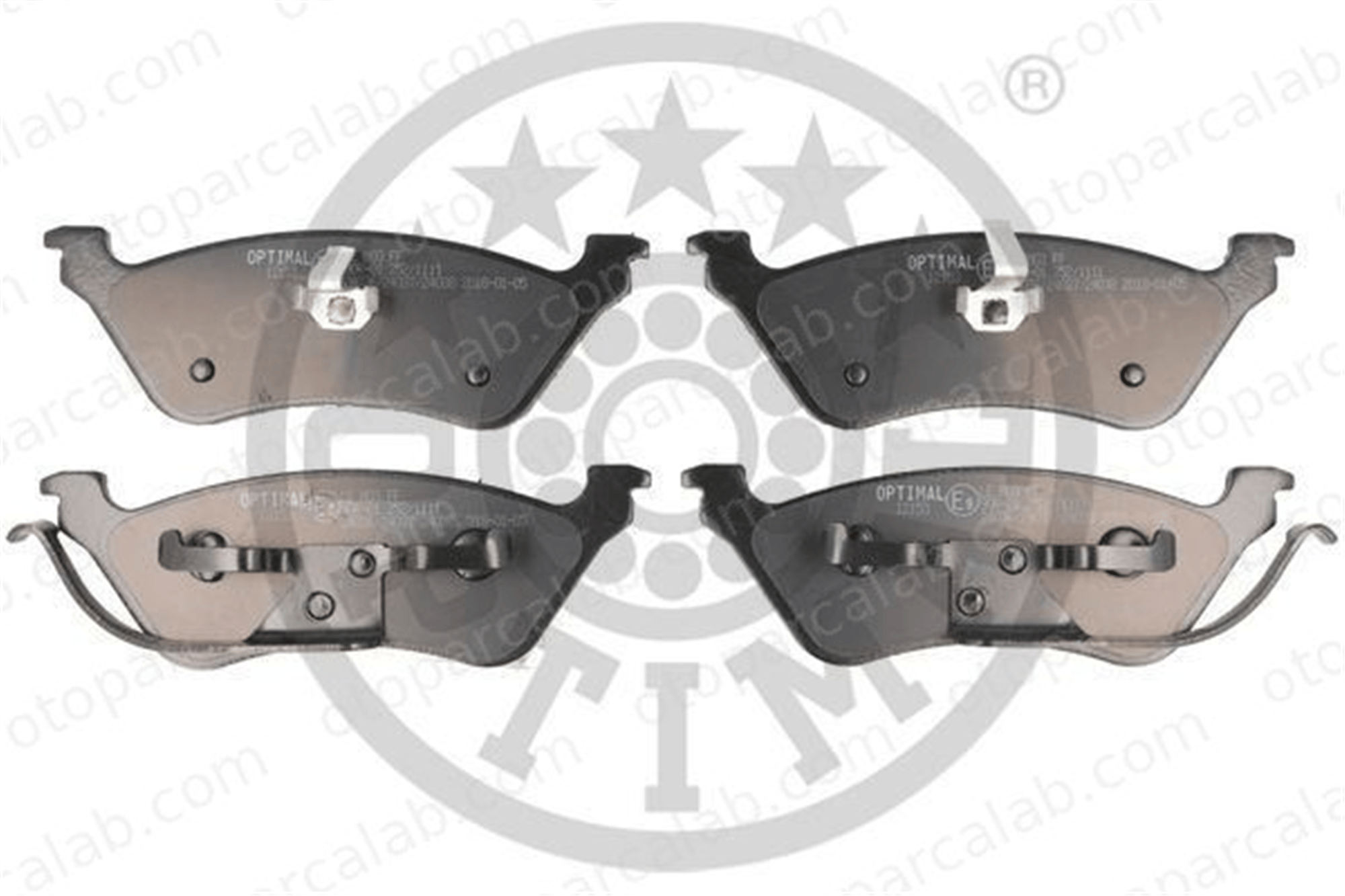OPTIMAL BP-12153 Fren Disk Balata Ön CHRYSLER VOYAGER IV DODGE CARAVAN 5071948AA 05071948AA