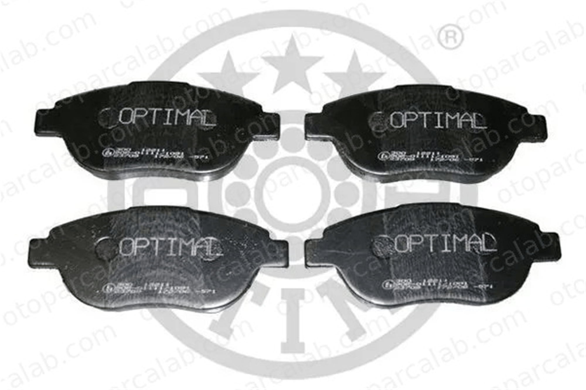 OPTIMAL BP-12211 Fren Disk Balata Ön CITROËN XSARA PICASSO FIAT DOBLO Kasa/büyük limuzin 77362743 77364281