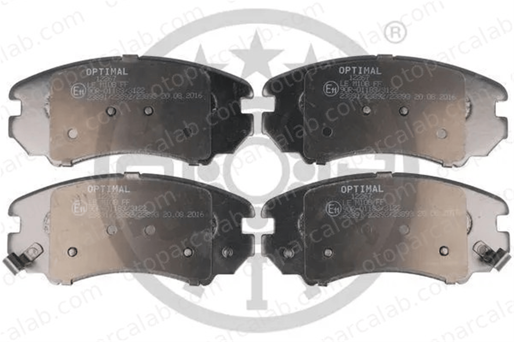 OPTIMAL BP-12267 Fren Disk Balata Ön HYUNDAI TUCSON KIA SPORTAGE II 581012HA10 581012EA11