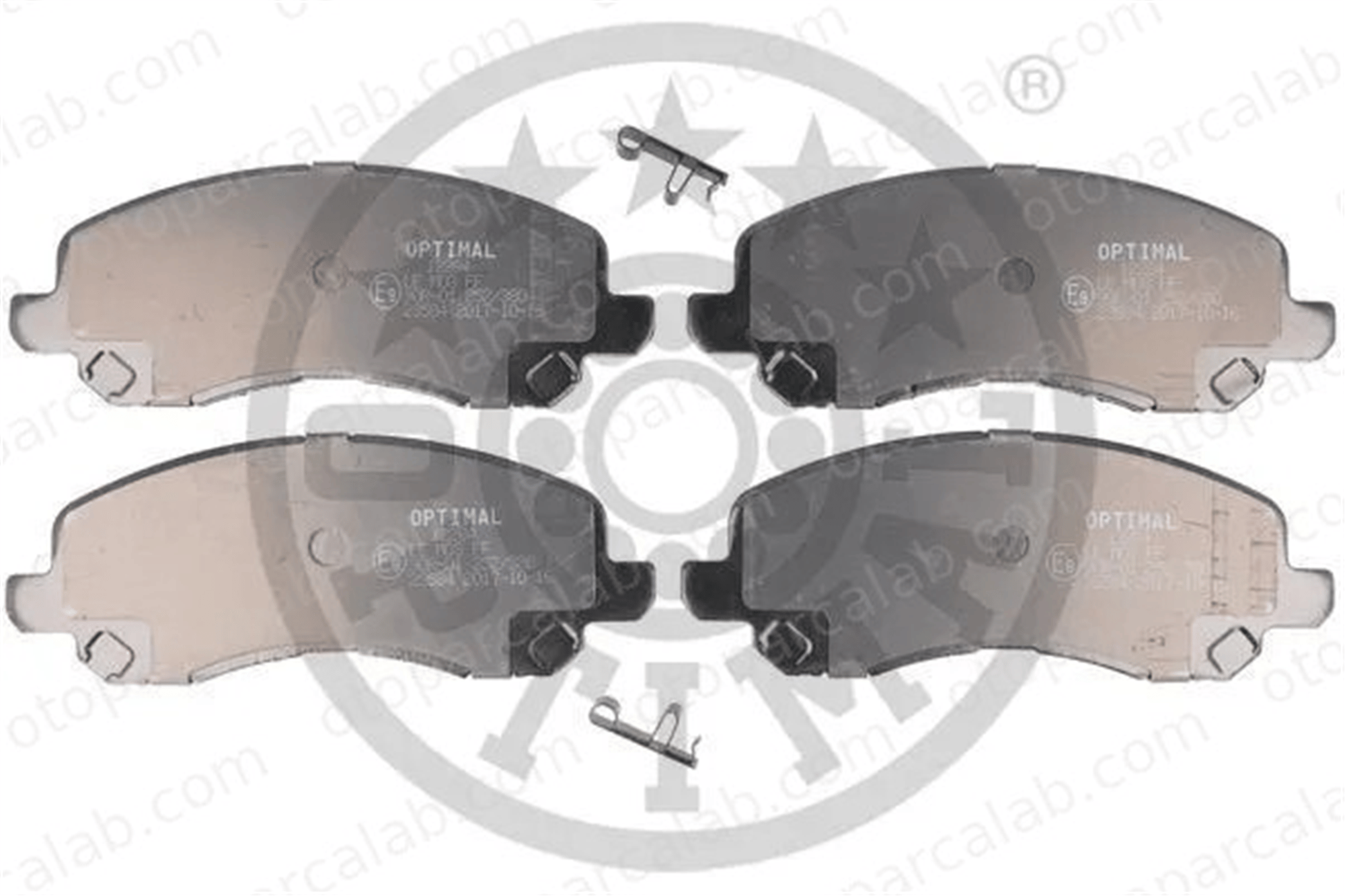 OPTIMAL BP-12284 Fren Disk Balata Ön MITSUBISHI ASX LANCER VIII MN102618 MR527674