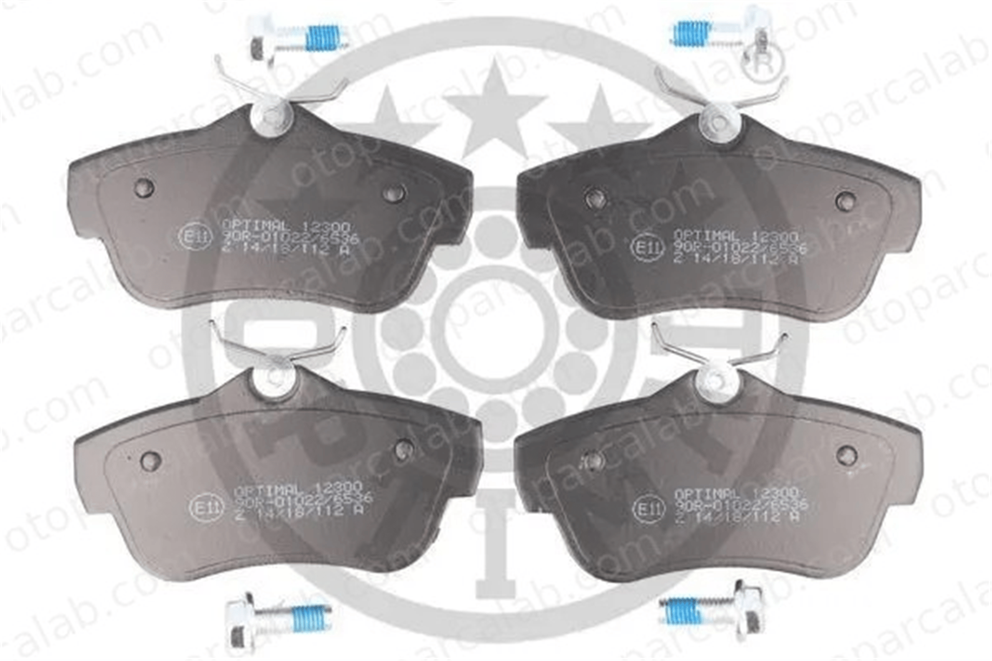 OPTIMAL BP-12300 Fren Disk Balata Arka PEUGEOT EXPERT TEPEE CITROËN JUMPY 1673601480 425368