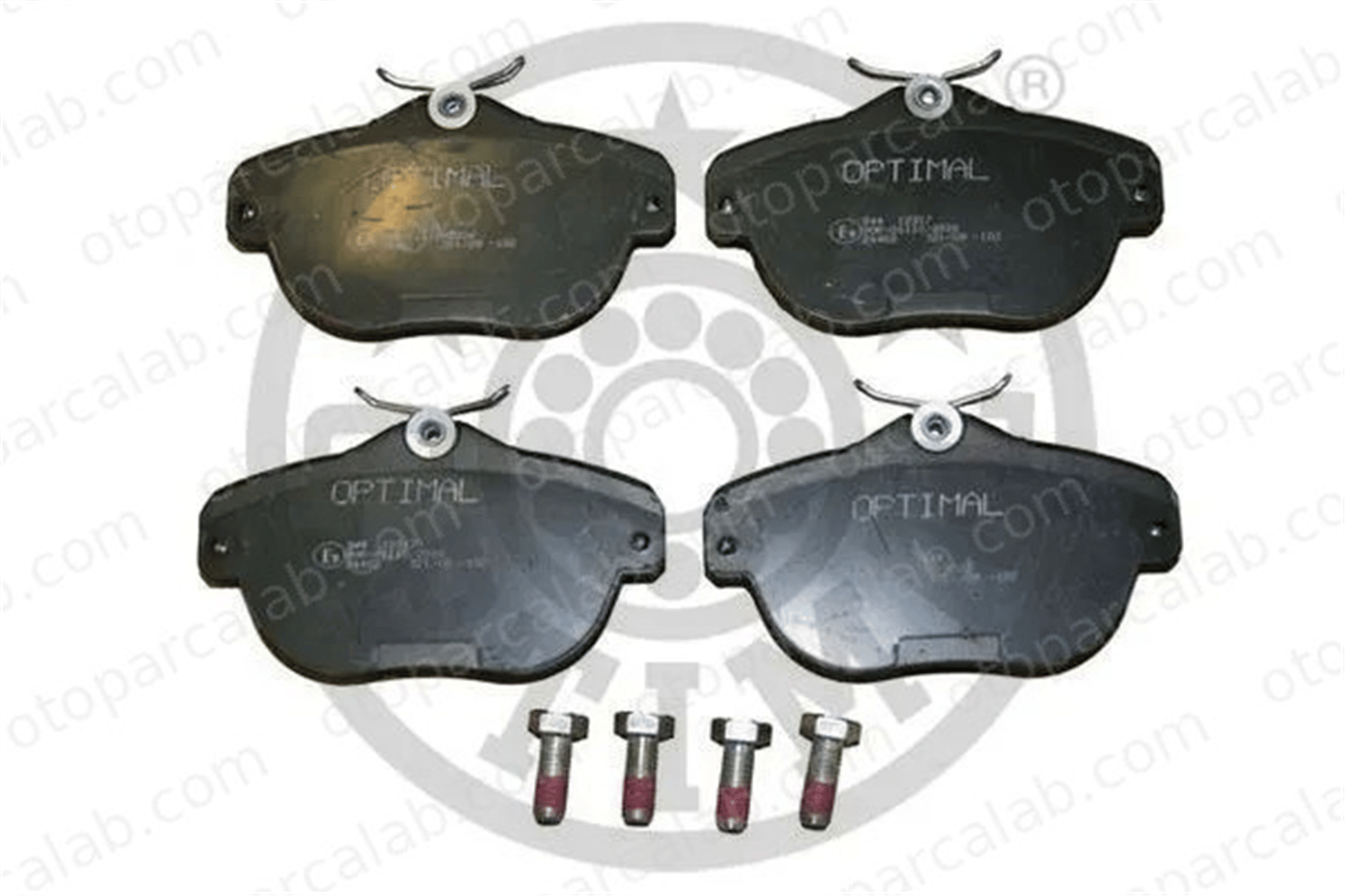 OPTIMAL BP-12317 Fren Disk Balata Arka CITROËN C6 425329
