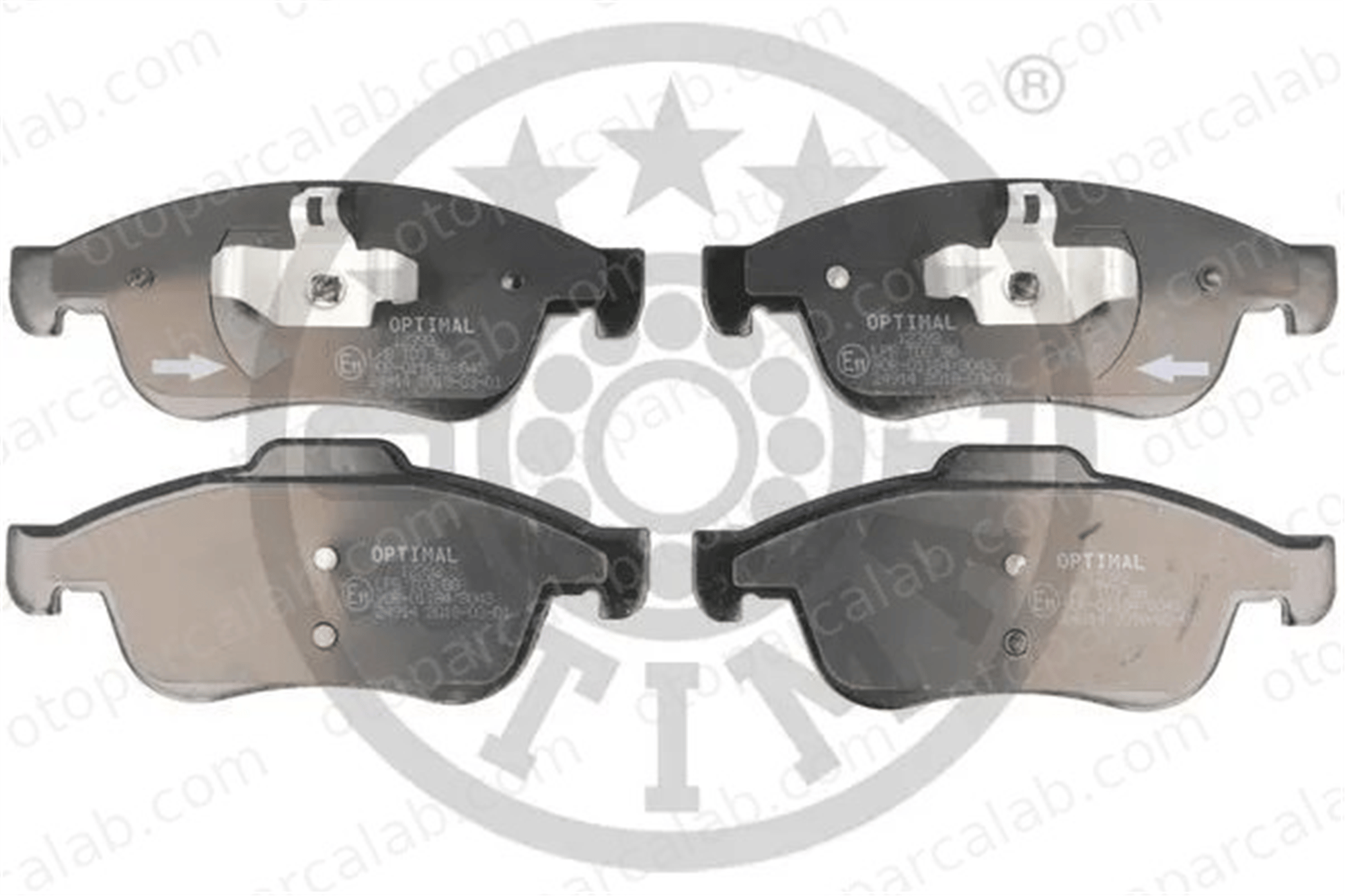 OPTIMAL BP-12392 Fren Disk Balata Ön DACIA DUSTER RENAULT MEGANE III Hatchback 410605961R 410607115R