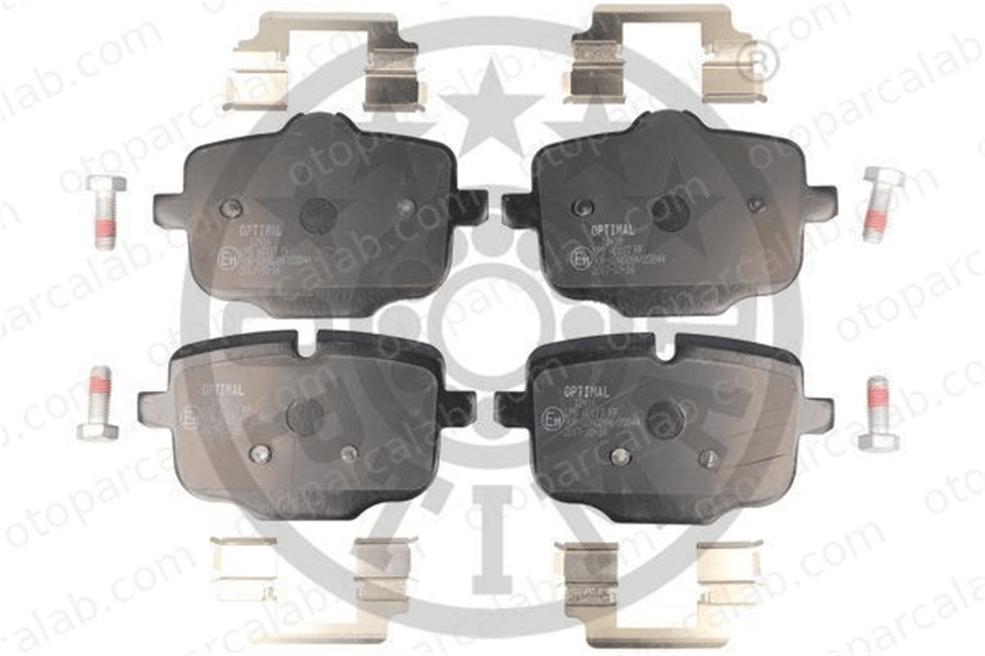 OPTIMAL BP-12416 Fren Disk Balata Ön BMW 5 Touring 5 BP12416 34212284389