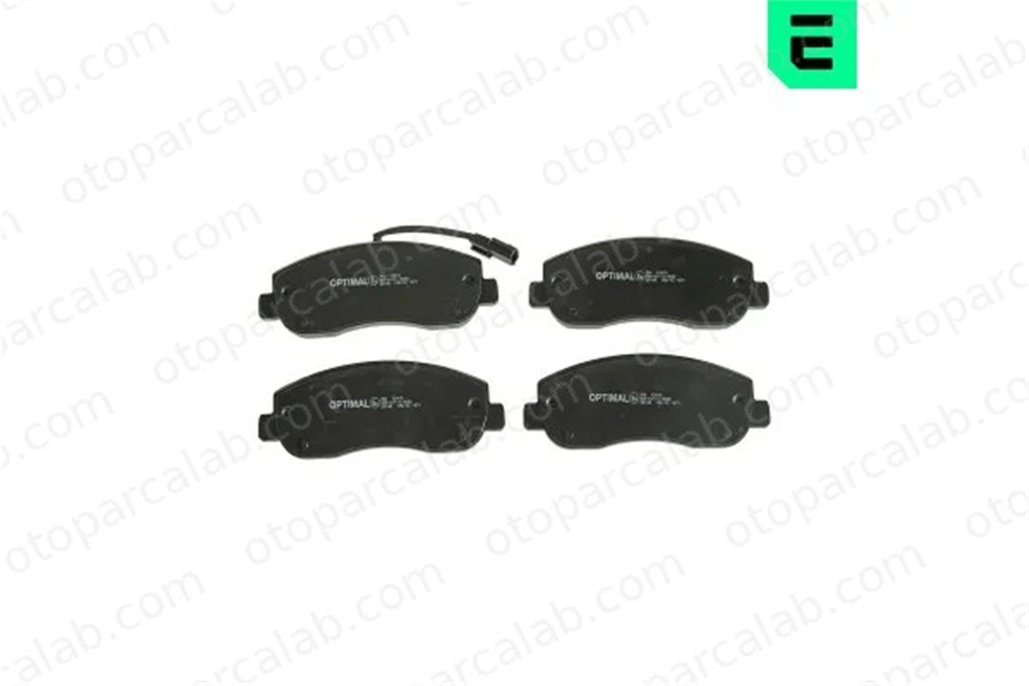 OPTIMAL BP-12419 Fren Disk Balata Ön RENAULT MASTER III Panelvan/Van OPEL MOVANO B Panelvan/Van 410601061R 410604386R