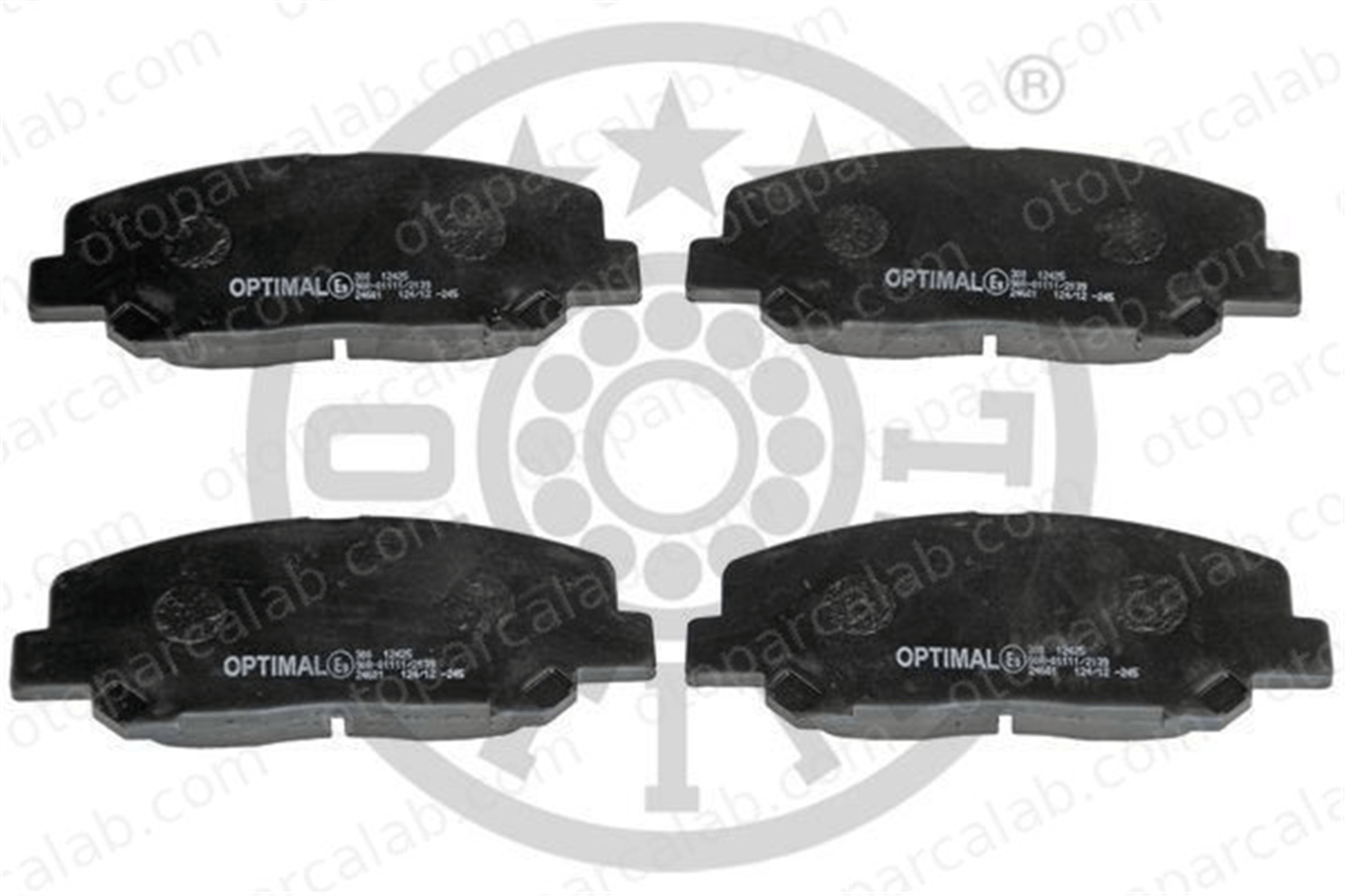OPTIMAL BP-12425 Fren Disk Balata Ön TOYOTA PREVIA III 446528520 04465-28520