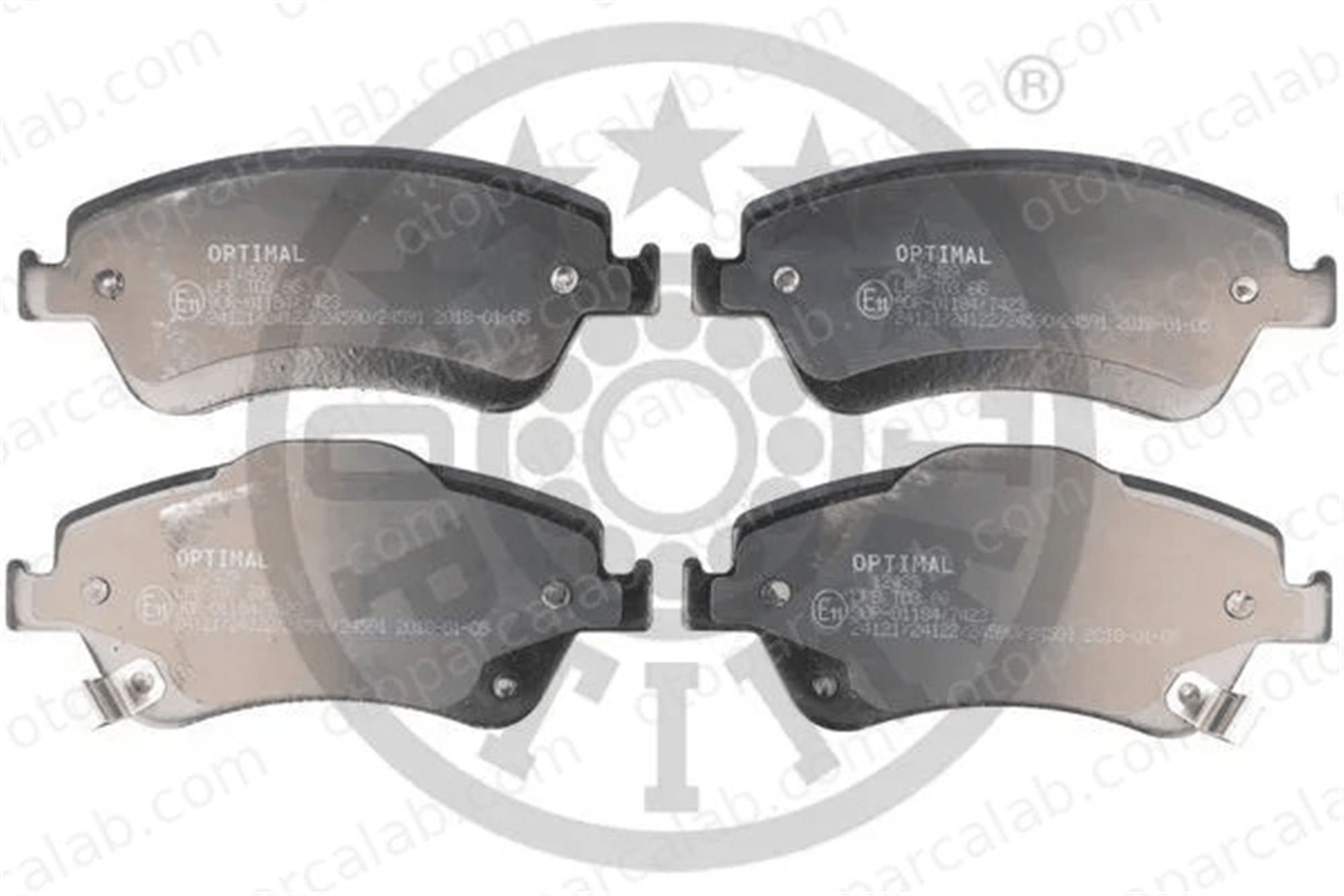 OPTIMAL BP-12439 Fren Disk Balata Ön TOYOTA AURIS COROLLA Sedan 446502270 0446502270