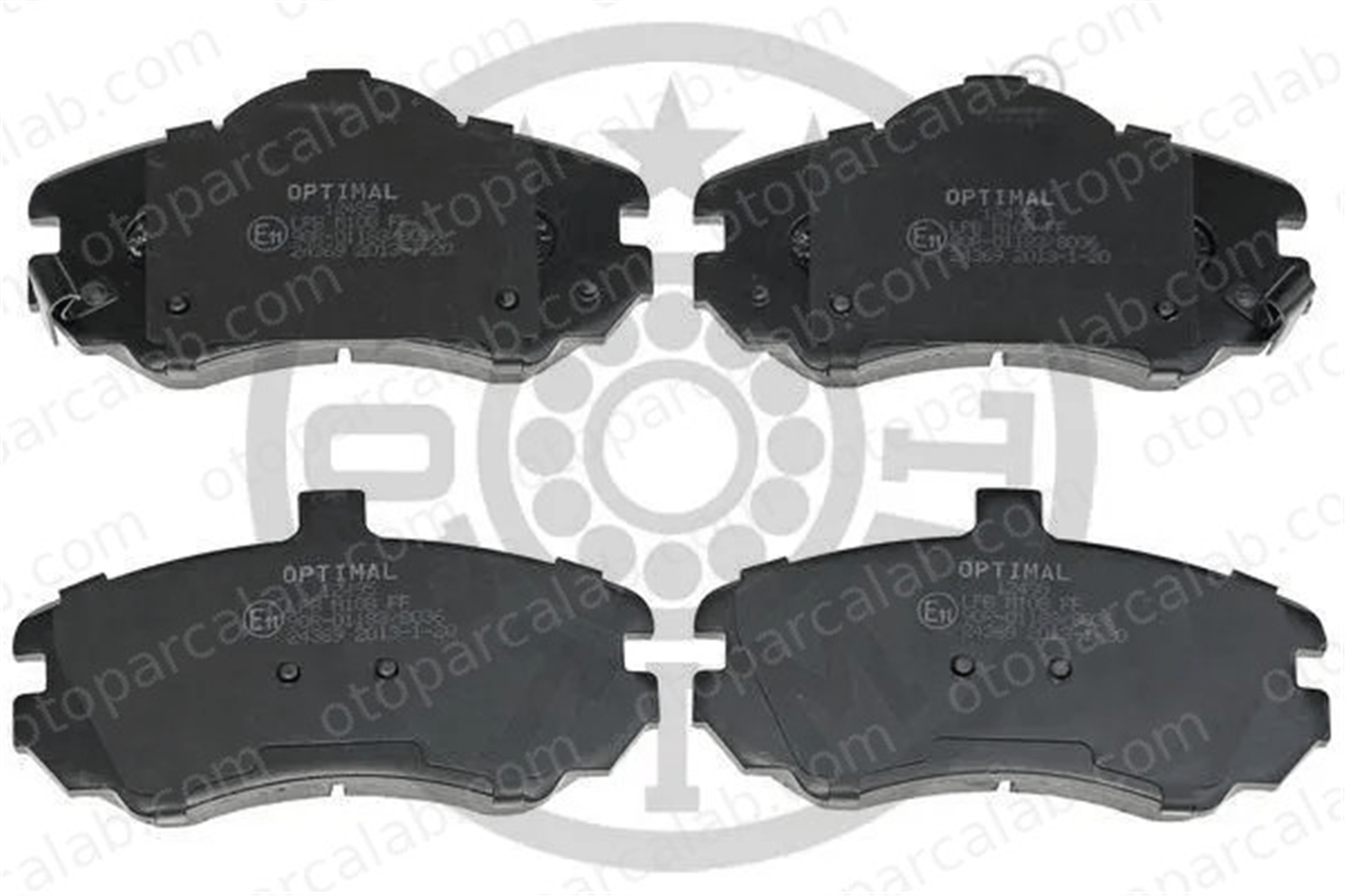 OPTIMAL BP-12495 Fren Disk Balata Ön HYUNDAI ELANTRA III ELANTRA III Sedan 581012DA50