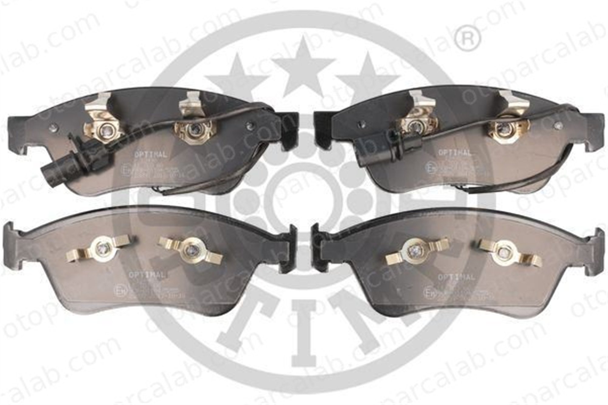 OPTIMAL BP-12498 Fren Disk Balata Ön VW PHAETON AUDI A8 D3 4E0698151 4E0698151A