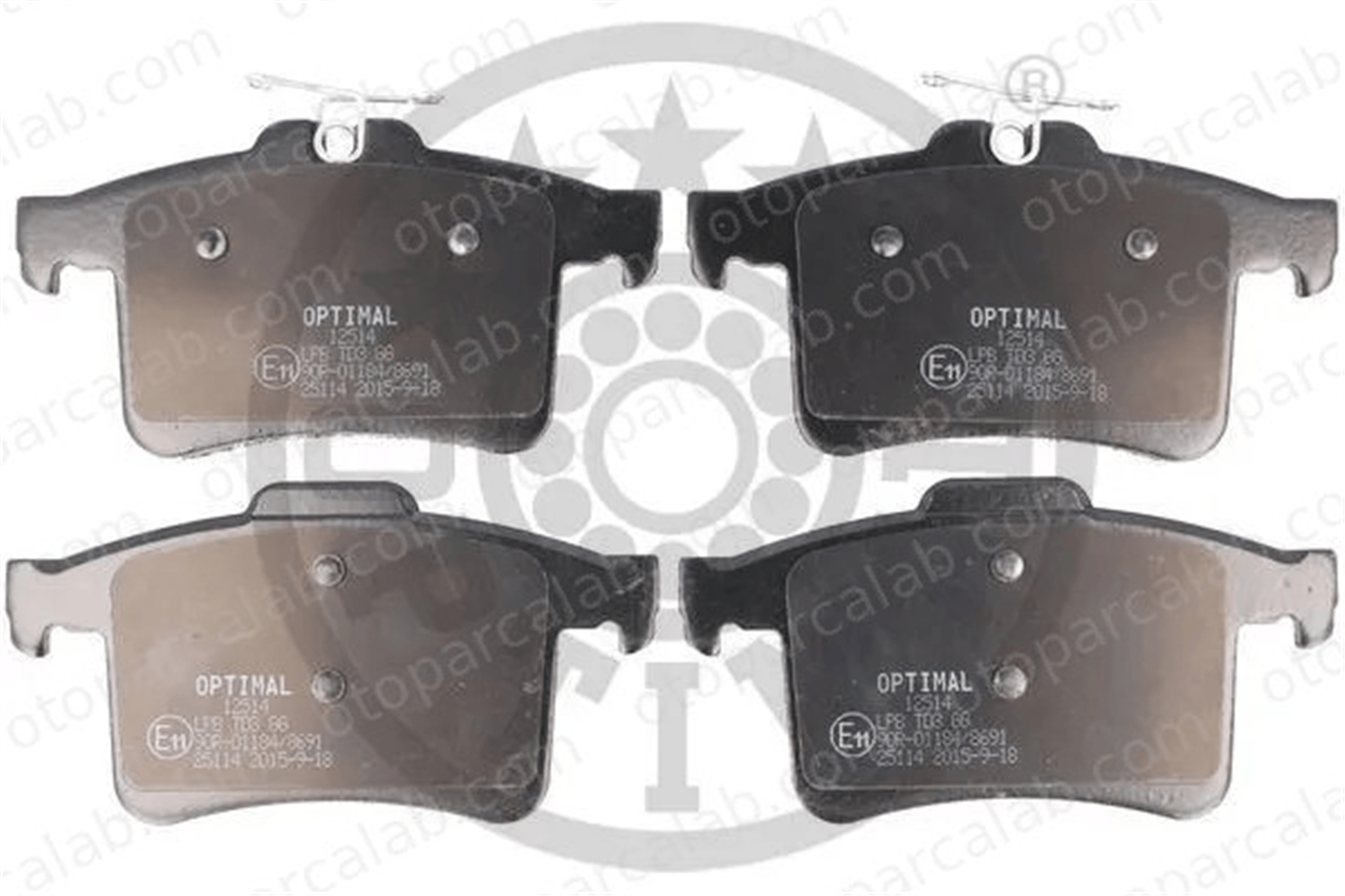 OPTIMAL BP-12514 Fren Disk Balata Ön JAGUAR XK II Coupe XK II Cabrio C2D3792