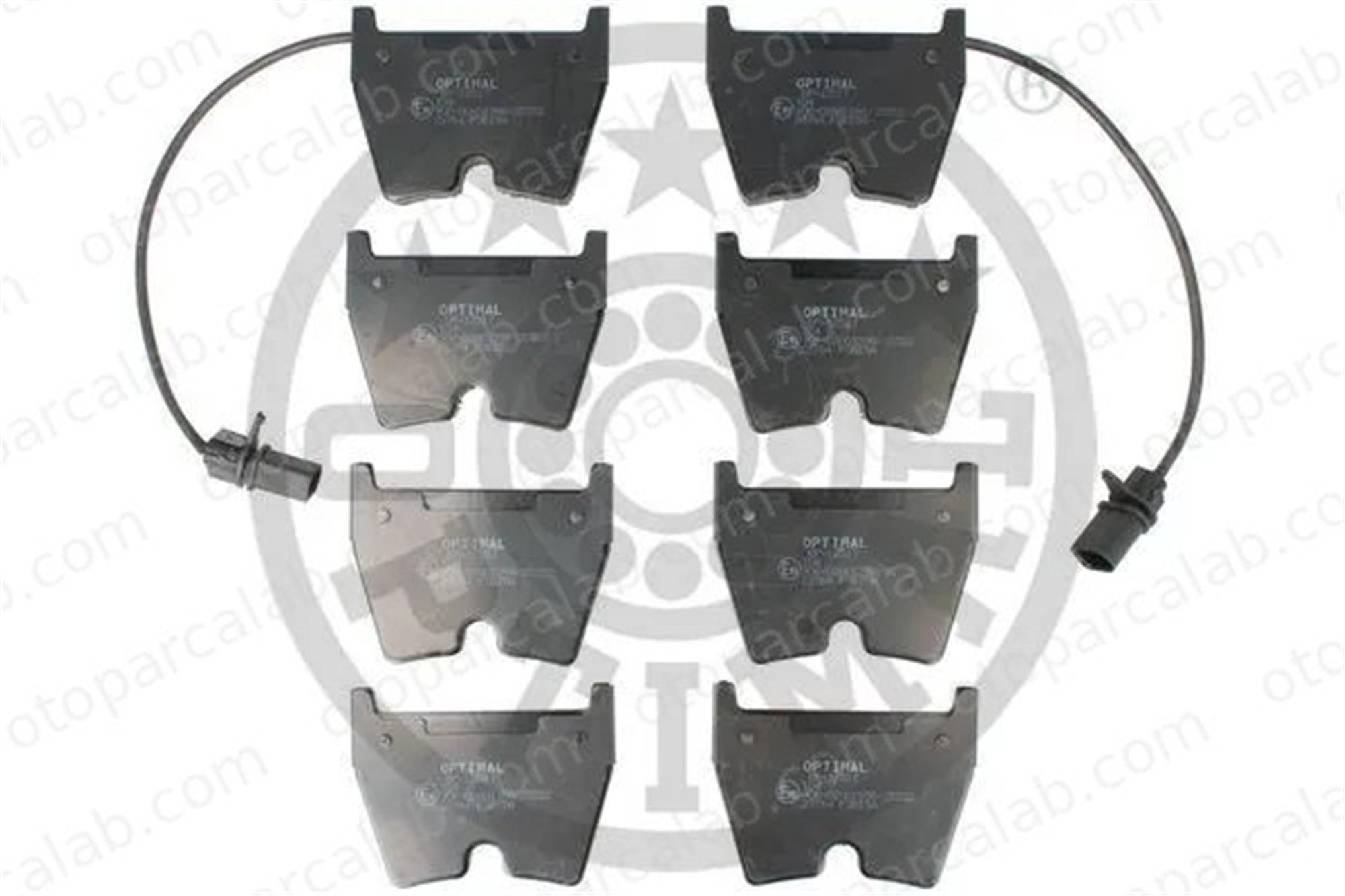 OPTIMAL BP-12517 Fren Disk Balata Ön VW PHAETON LAMBORGHINI GALLARDO 3D0698151A