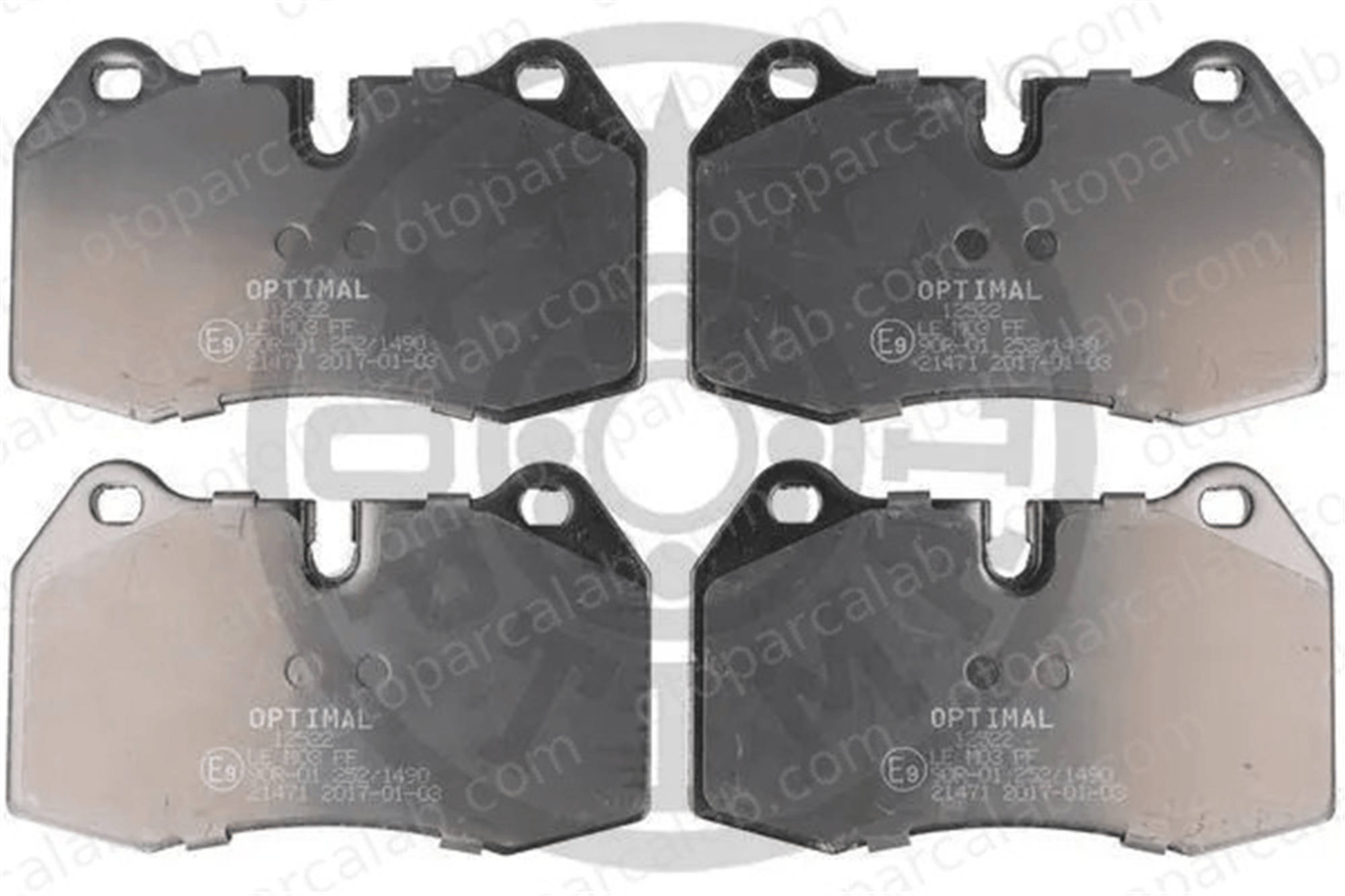 OPTIMAL BP-12522 Fren Disk Balata Ön BMW 7 BP12522 34111162210