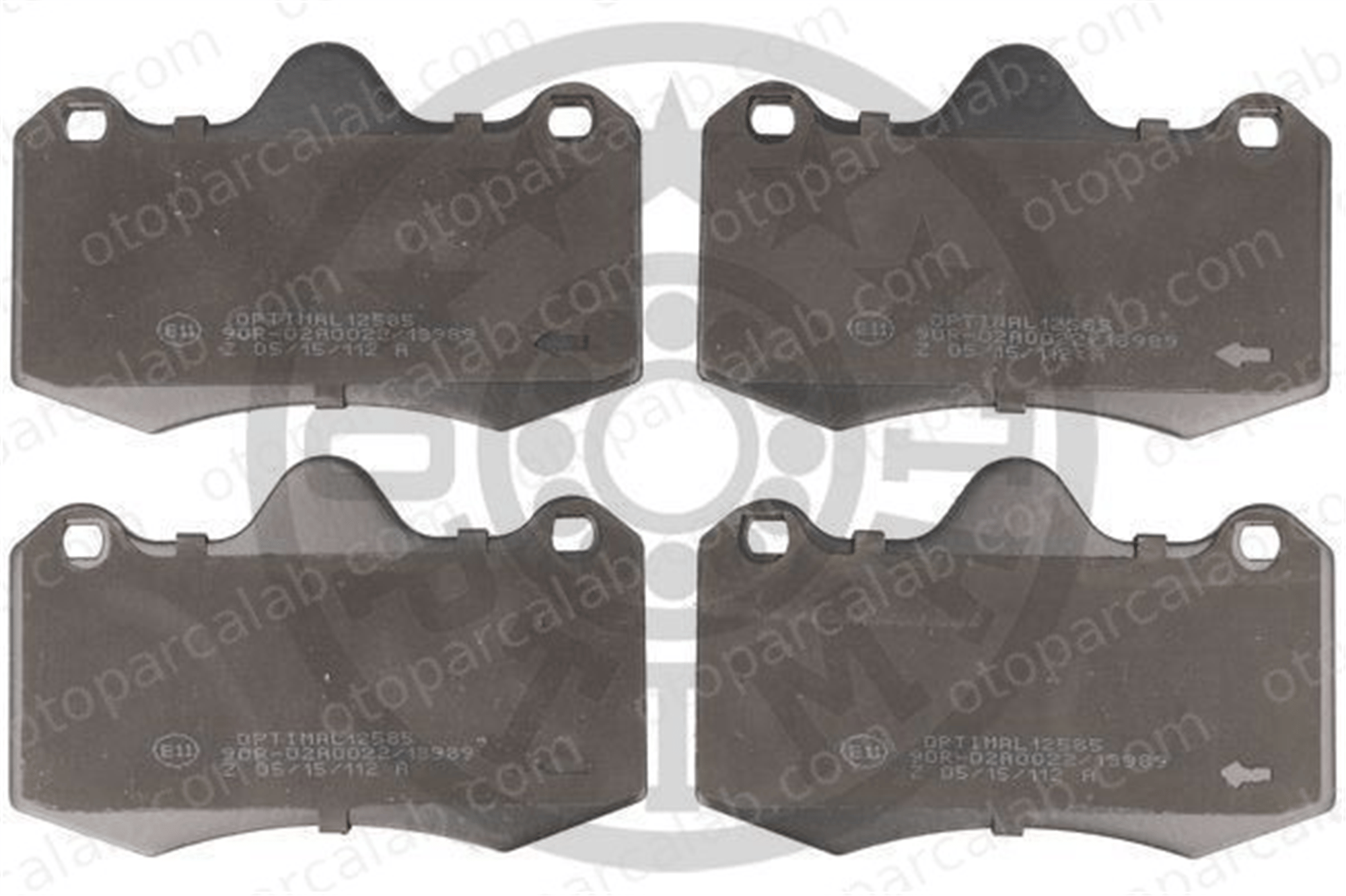 OPTIMAL BP-12585 Fren Disk Balata Ön SEAT IBIZA IV SC IBIZA IV 6020013035 6LL698151