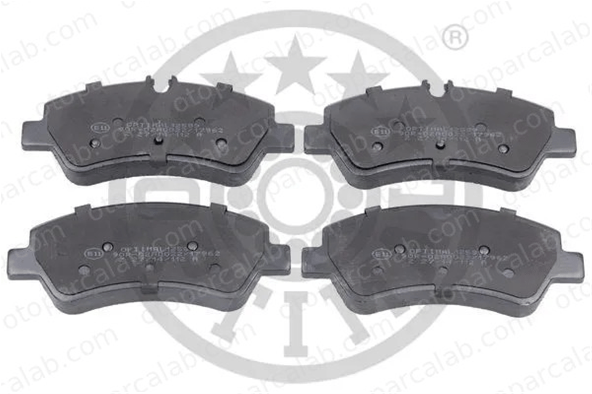 OPTIMAL BP-12589 Fren Disk Balata Arka FORD TRANSIT V363 Panelvan/Van TRANSIT V363 Platform şasi 1829395 1763916