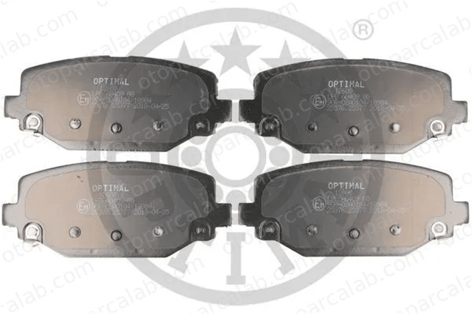 OPTIMAL BP-12608 Fren Disk Balata Arka FIAT FREEMONT LANCIA VOYAGER MPV K68159526AC 68144209AA