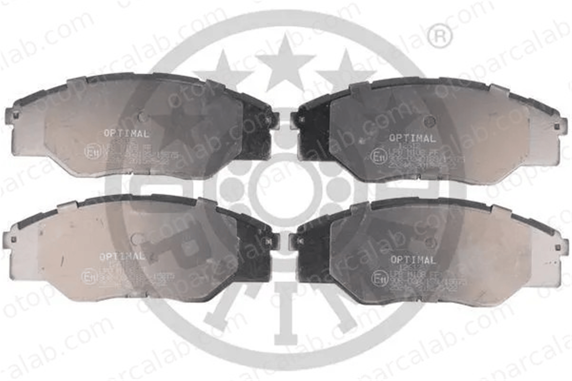 OPTIMAL BP-12612 Fren Disk Balata Ön TOYOTA HILUX VII Pick-up 44650K290 044650K290