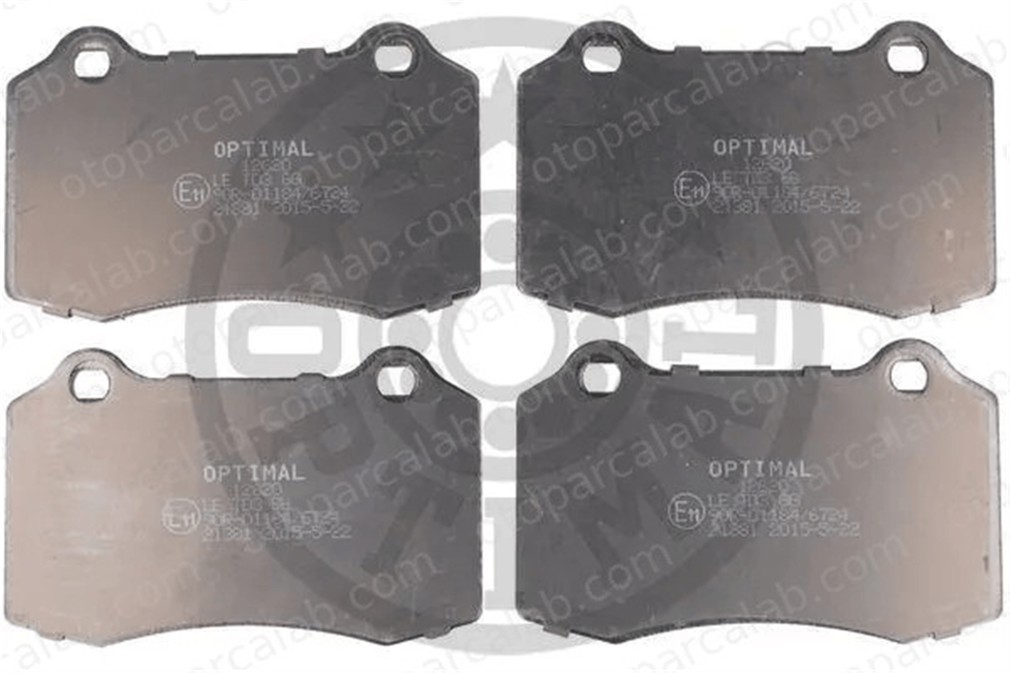 OPTIMAL BP-12620 Fren Disk Balata Ön CITROËN DS3 DS3 Cabrio 1230725 1230732