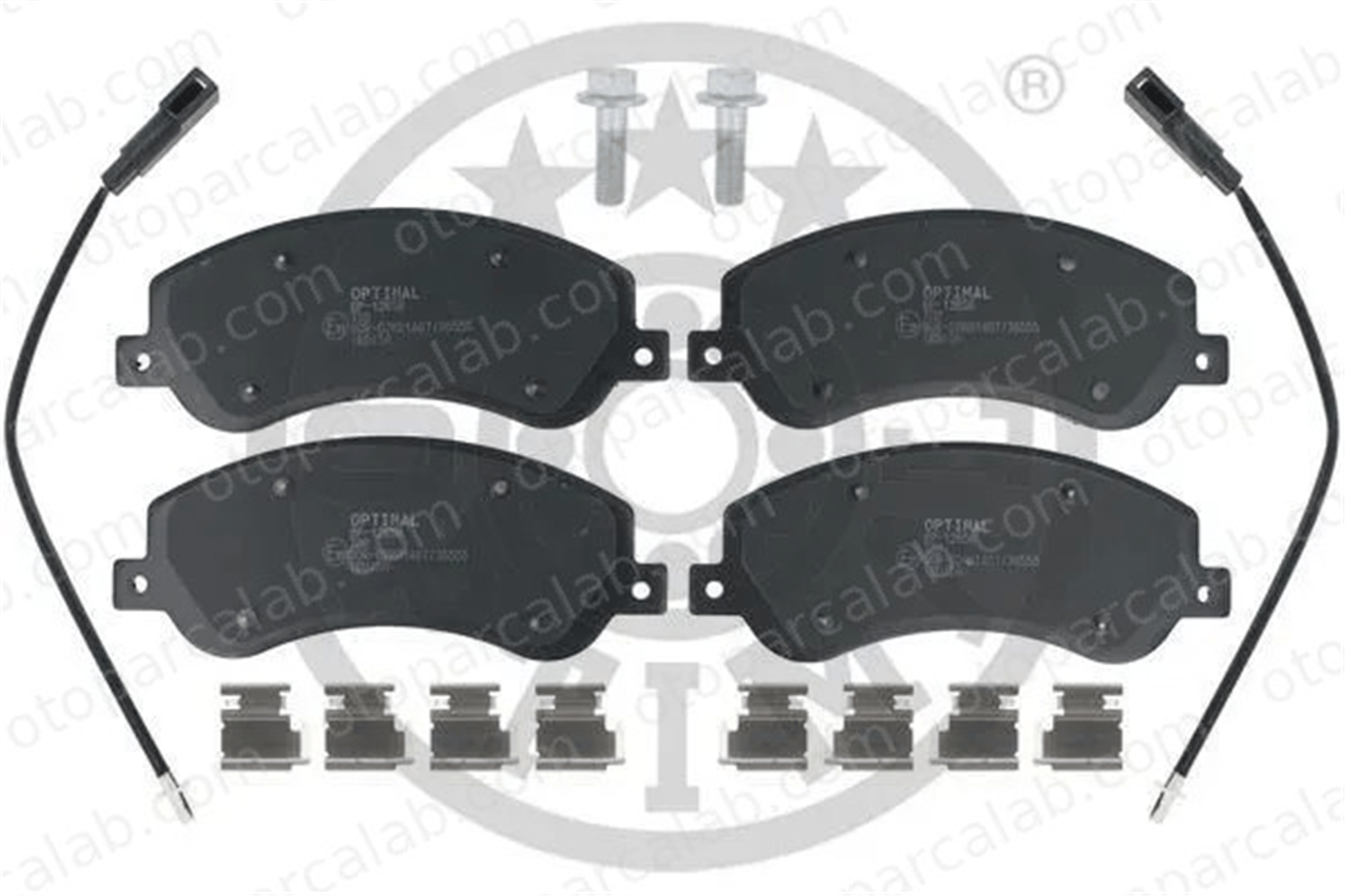 OPTIMAL BP-12656 Fren Disk Balata Ön FORD TRANSIT Panelvan/Van TRANSIT Platform şasi 6C112K021B9A 1371402