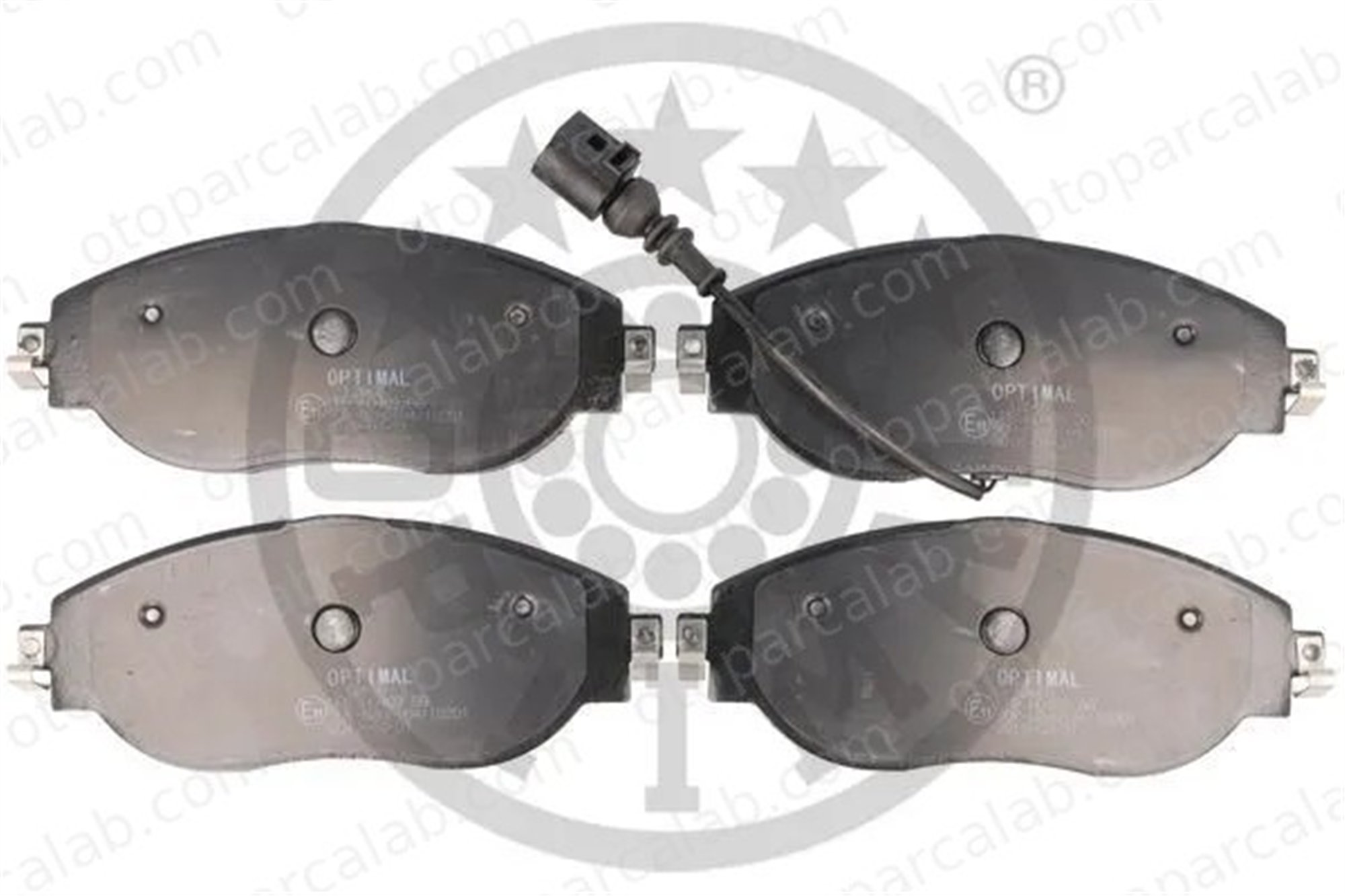 OPTIMAL BP-12668 Fren Disk Balata Ön VW GOLF VII AUDI A3 Limousine 8V0698151C 3Q0698151B