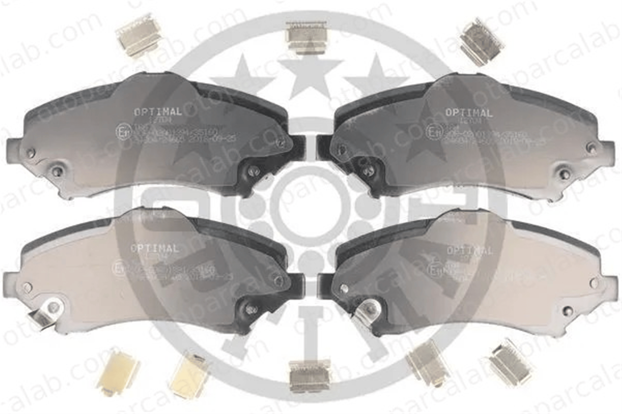 OPTIMAL BP-12704 Fren Disk Balata Ön DODGE JOURNEY FIAT FREEMONT 68029263AA K68029263AA
