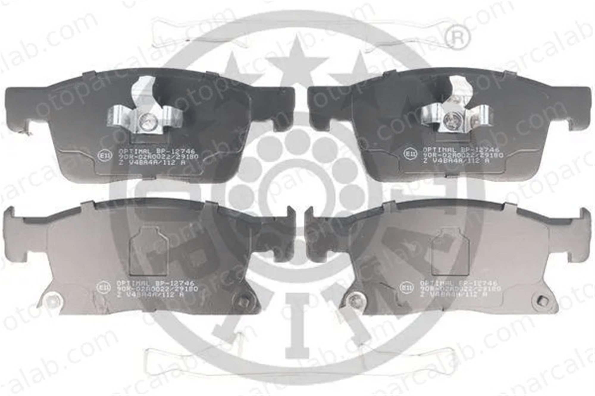 OPTIMAL BP-12746 Fren Disk Balata Ön OPEL ASTRA K ASTRA K Sports Tourer 13478301 95526567